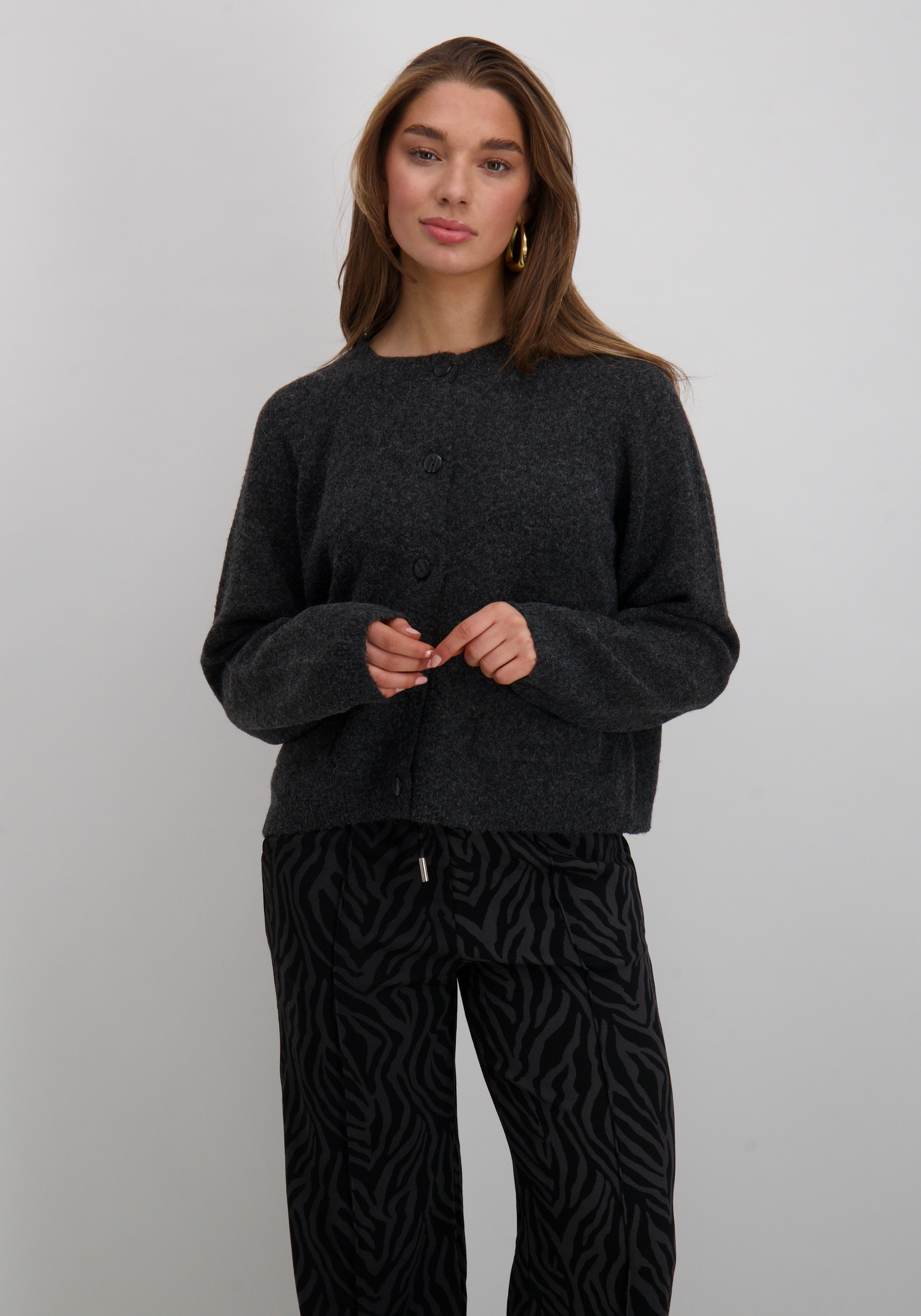 Only Vest Piemonte 15344118 Donker Grijs