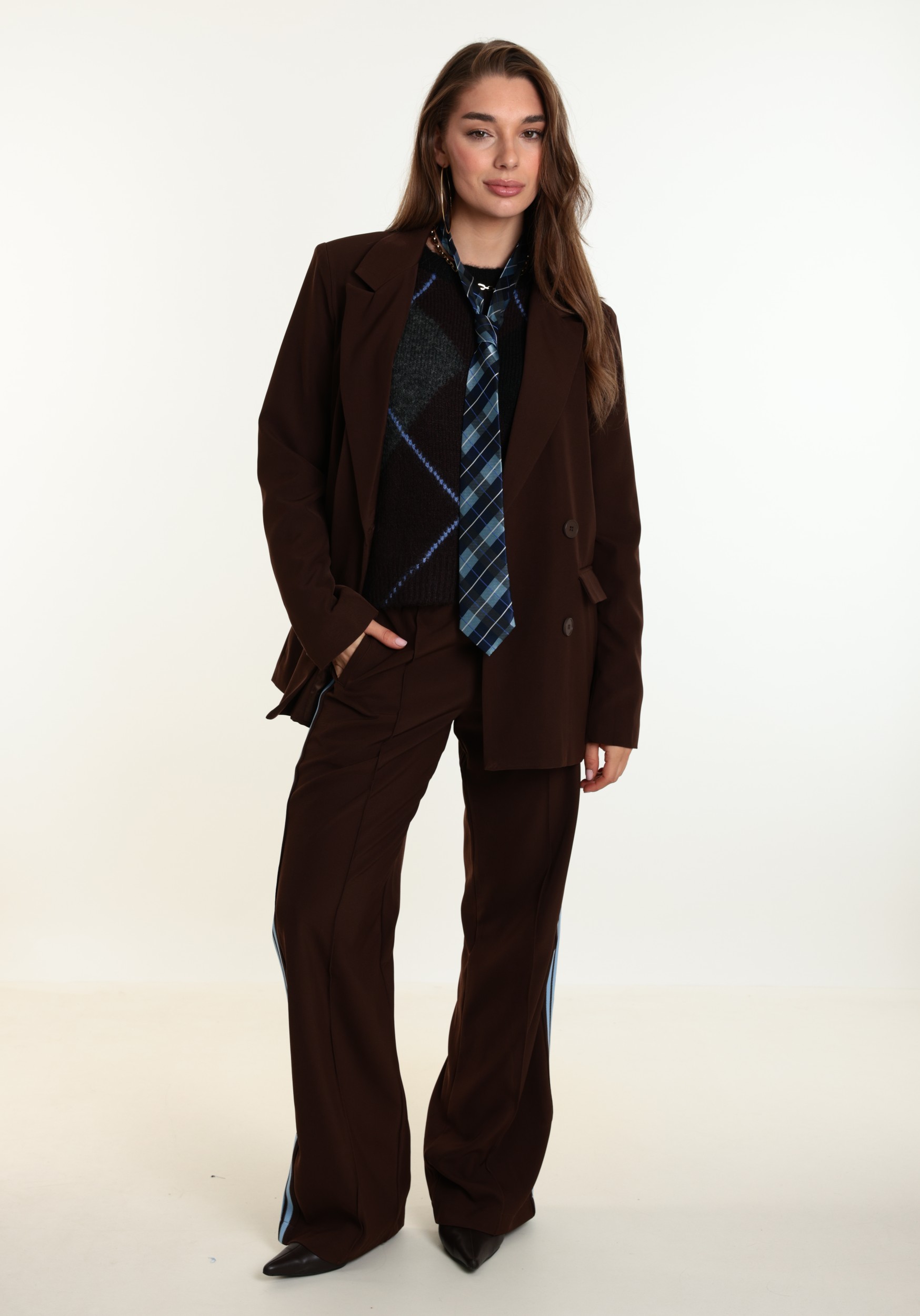 BELIEVE Broek  B-9702-BELGRADE Bruin