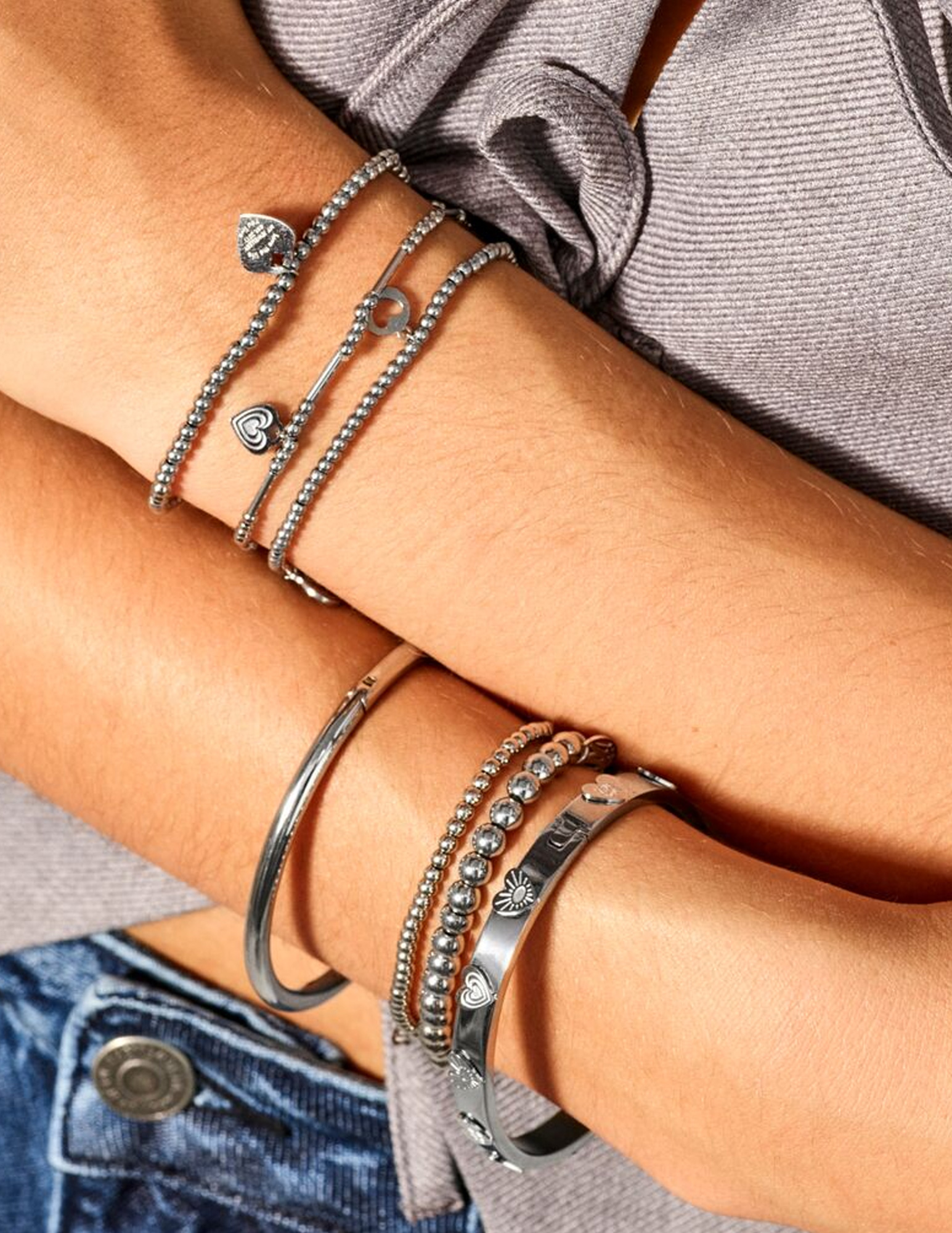 My Jewellery Bold armbanden set  MJ11515 Zilver