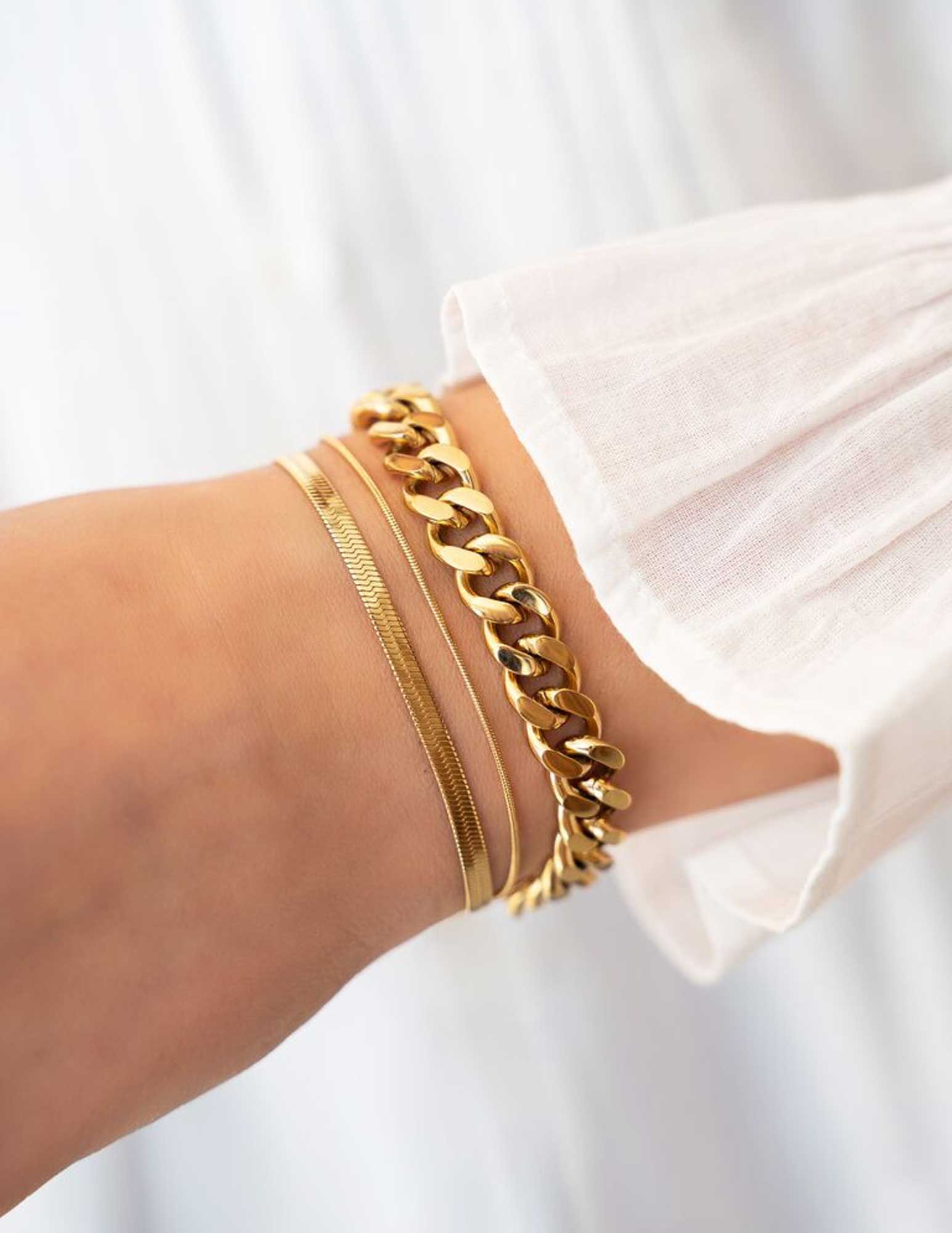 My Jewellery Armband 3 lagen MJ07903 Zilver