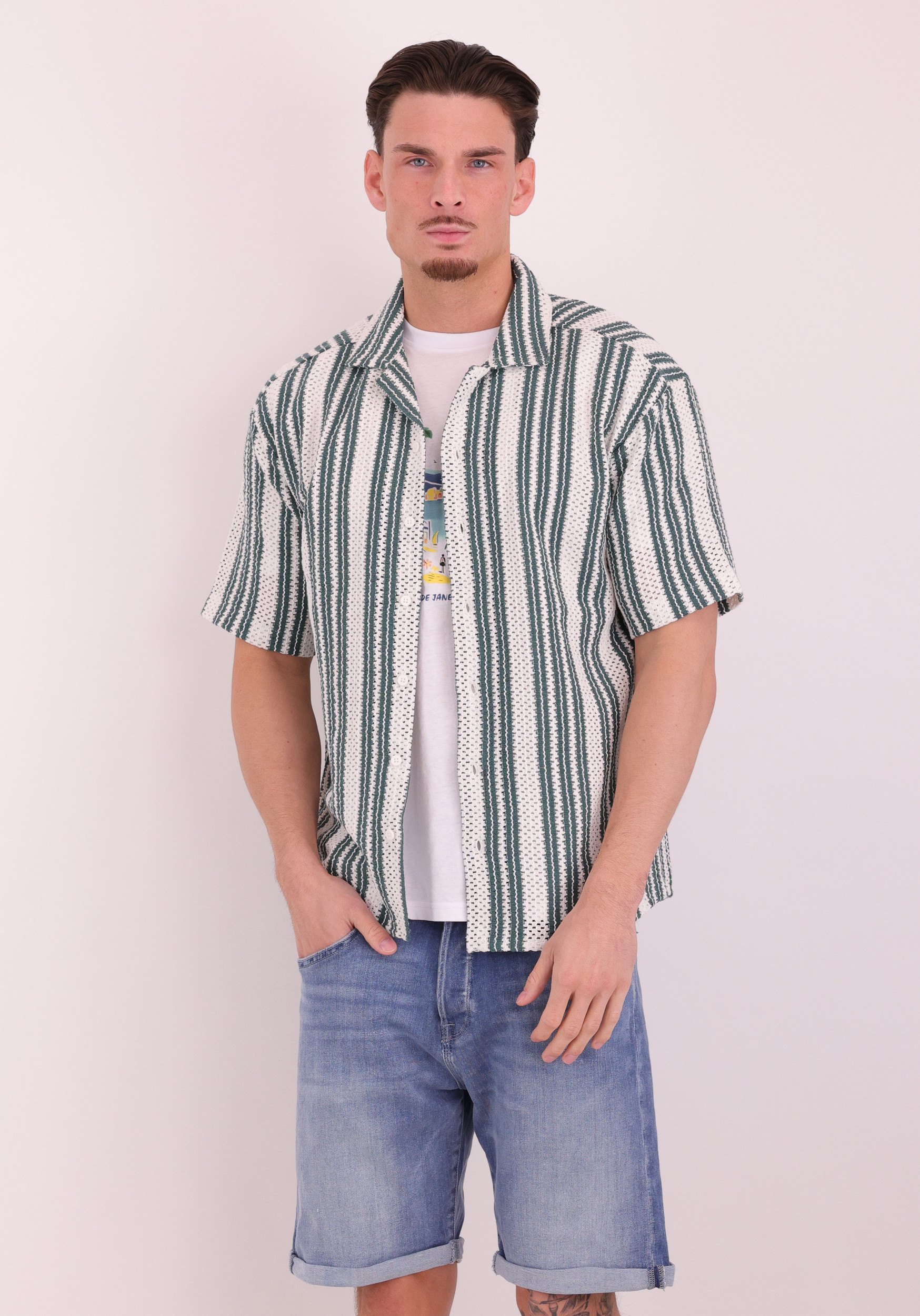 ONLY & SONS Overhemd Dani 22030511 Donker groen