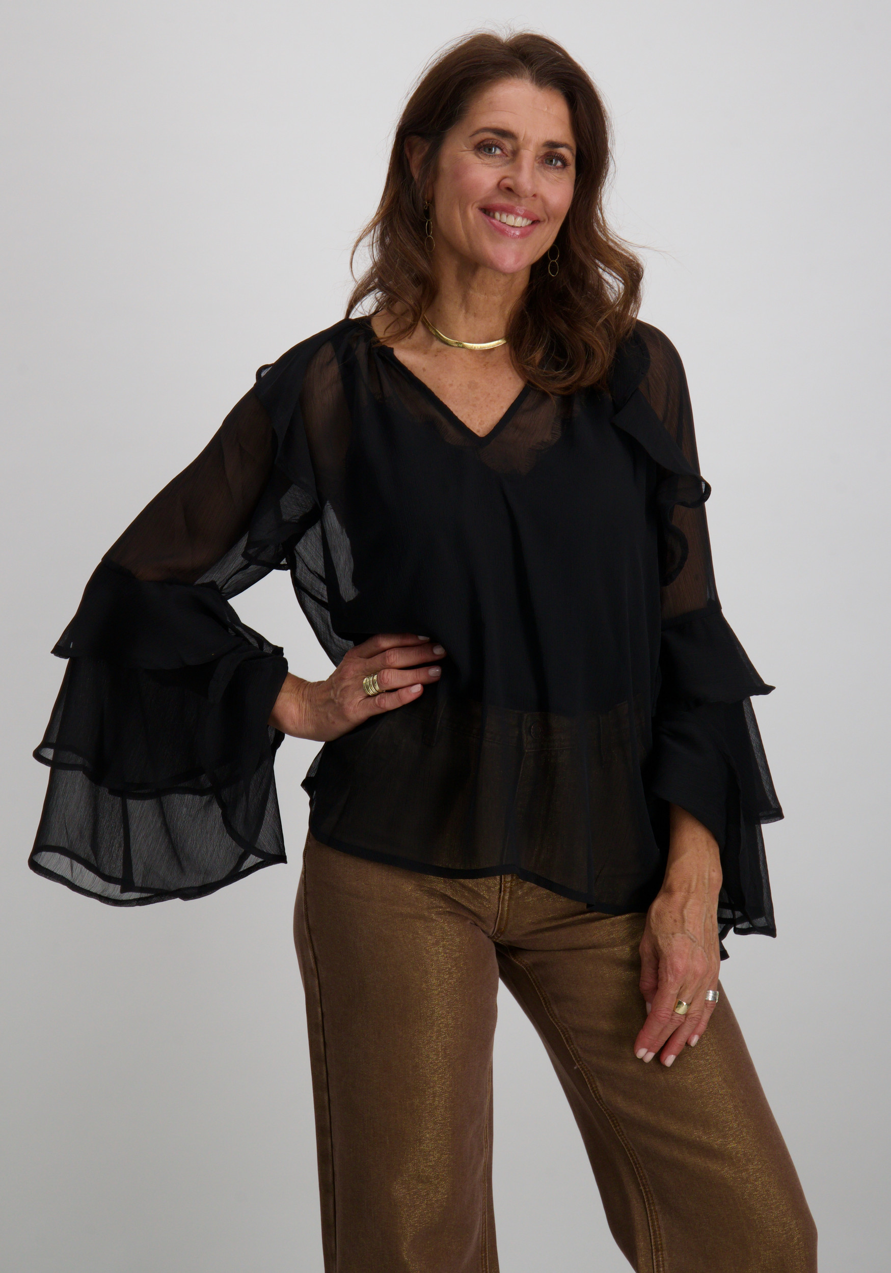 Culture Blouse Lianoa 50112465 Zwart