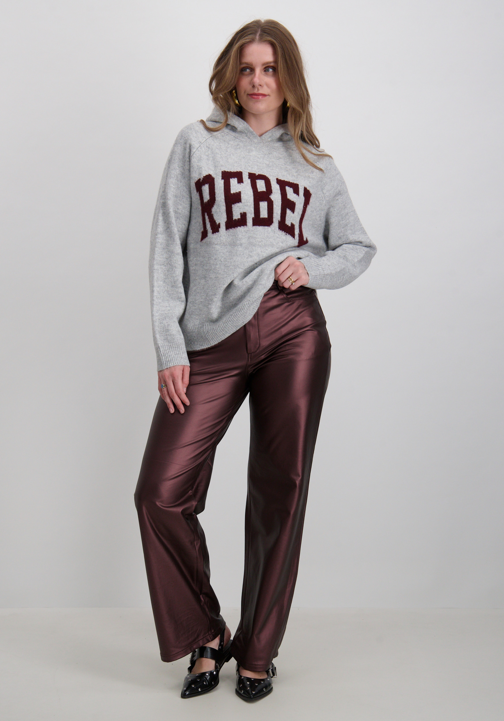 Colourful Rebel Trui Rebel WH117115 Grijs