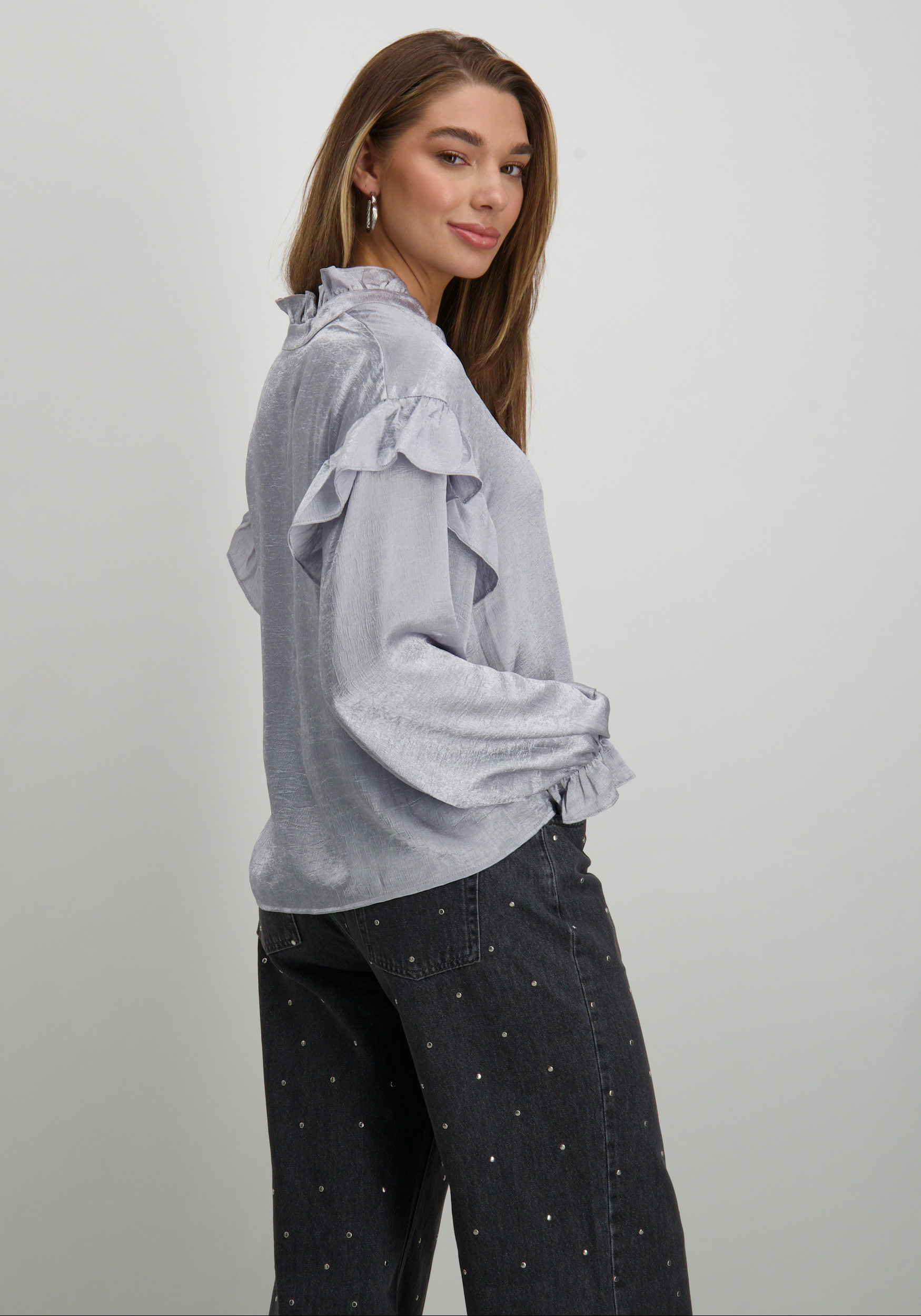 Amaya Amsterdam Blouse Elena Grijs