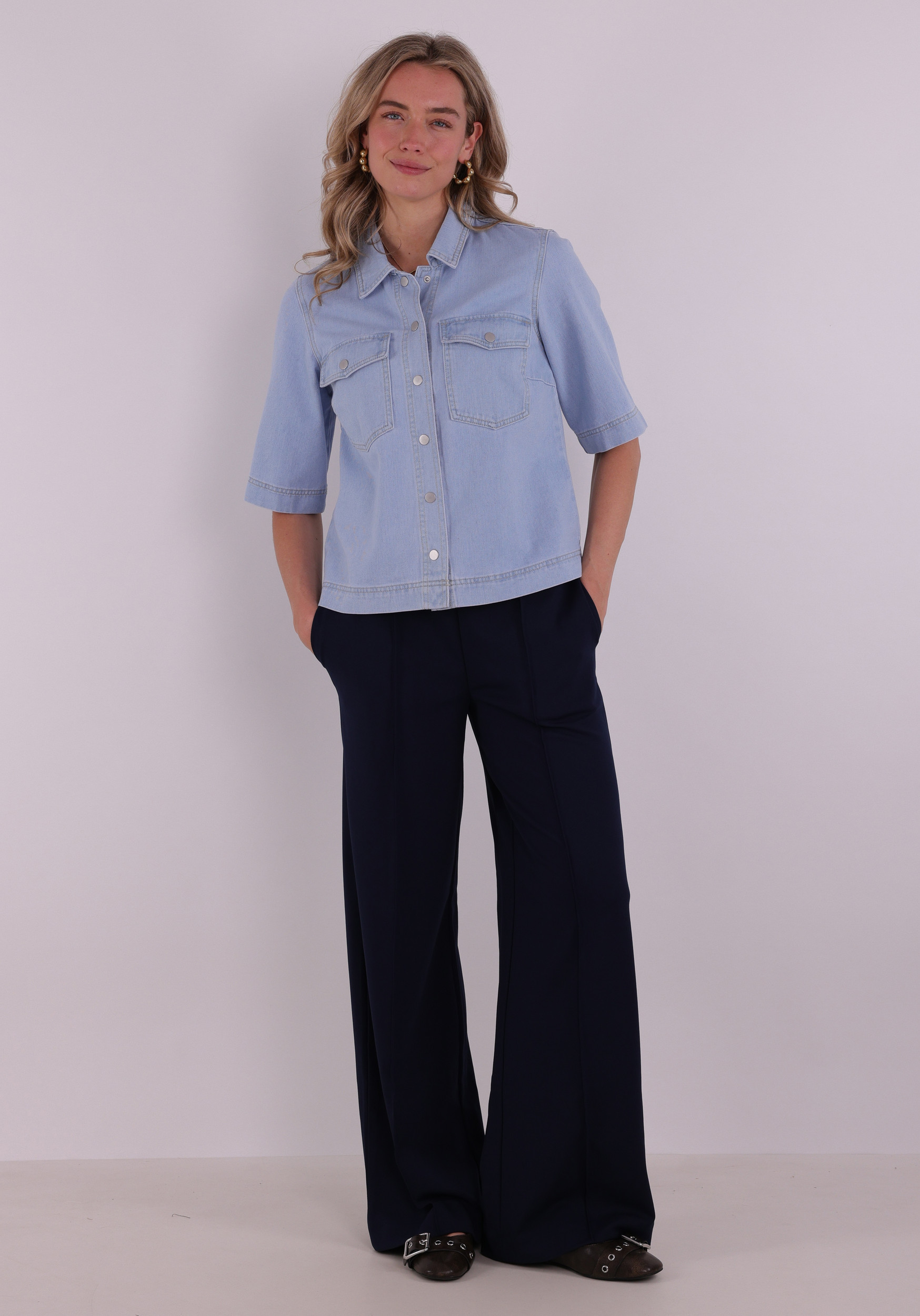 Vila Broek Clua 14095436 Donker blauw