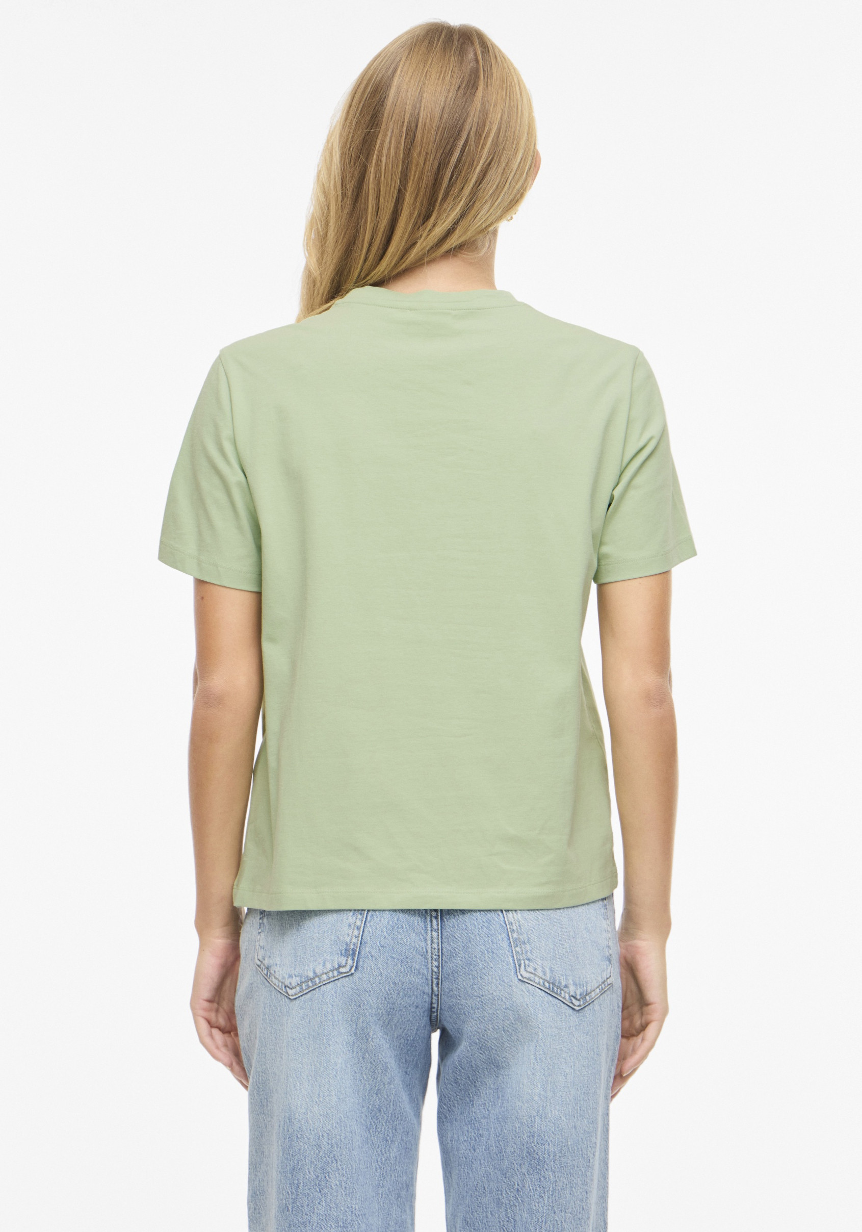 Vila T-shirt Nora 14103448 Licht groen