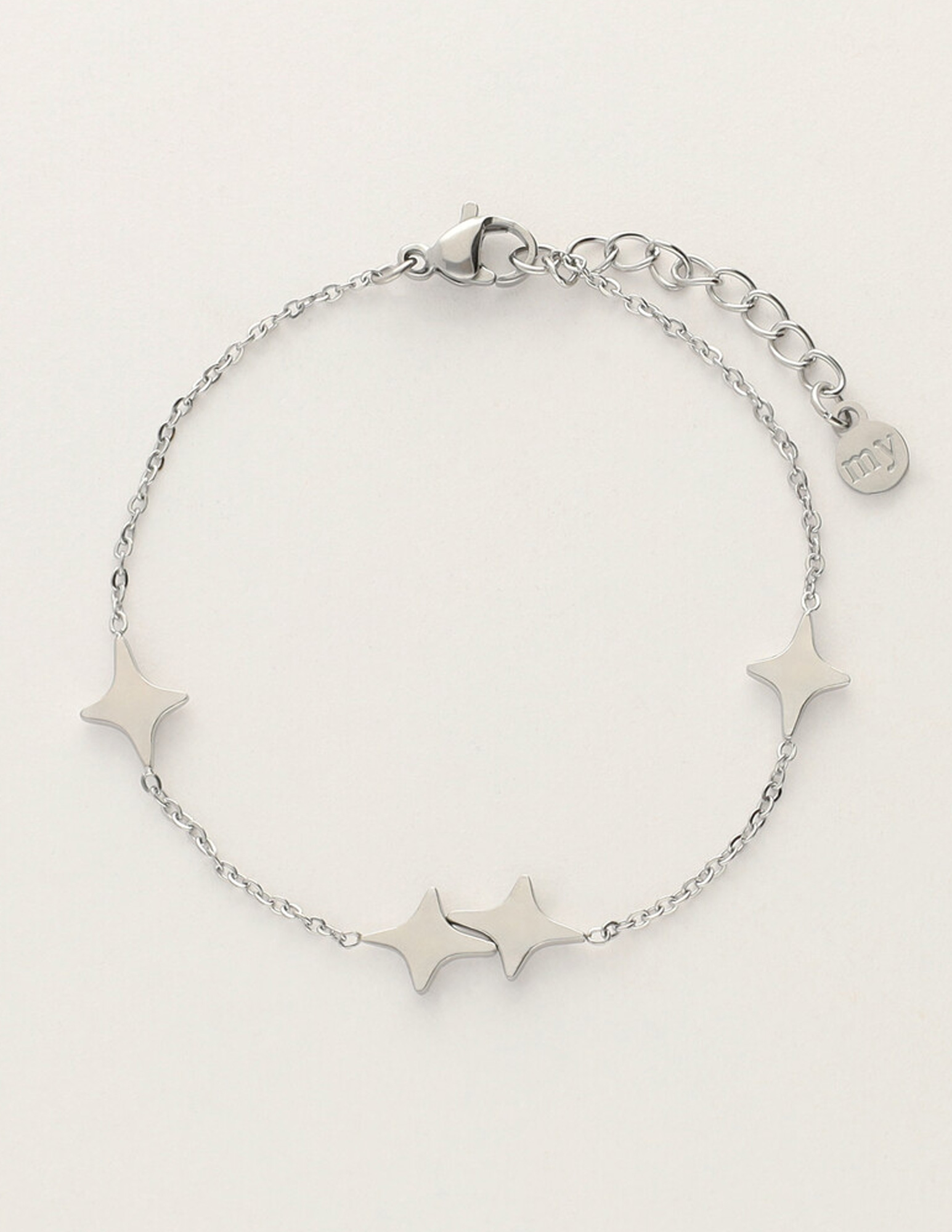 My Jewellery Armband met polestars MJ12067 Zilver