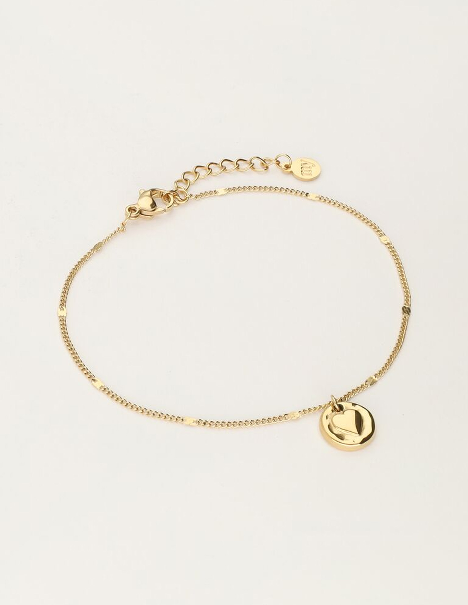 My Jewellery Armband Hammered heart MJ11539 Goud