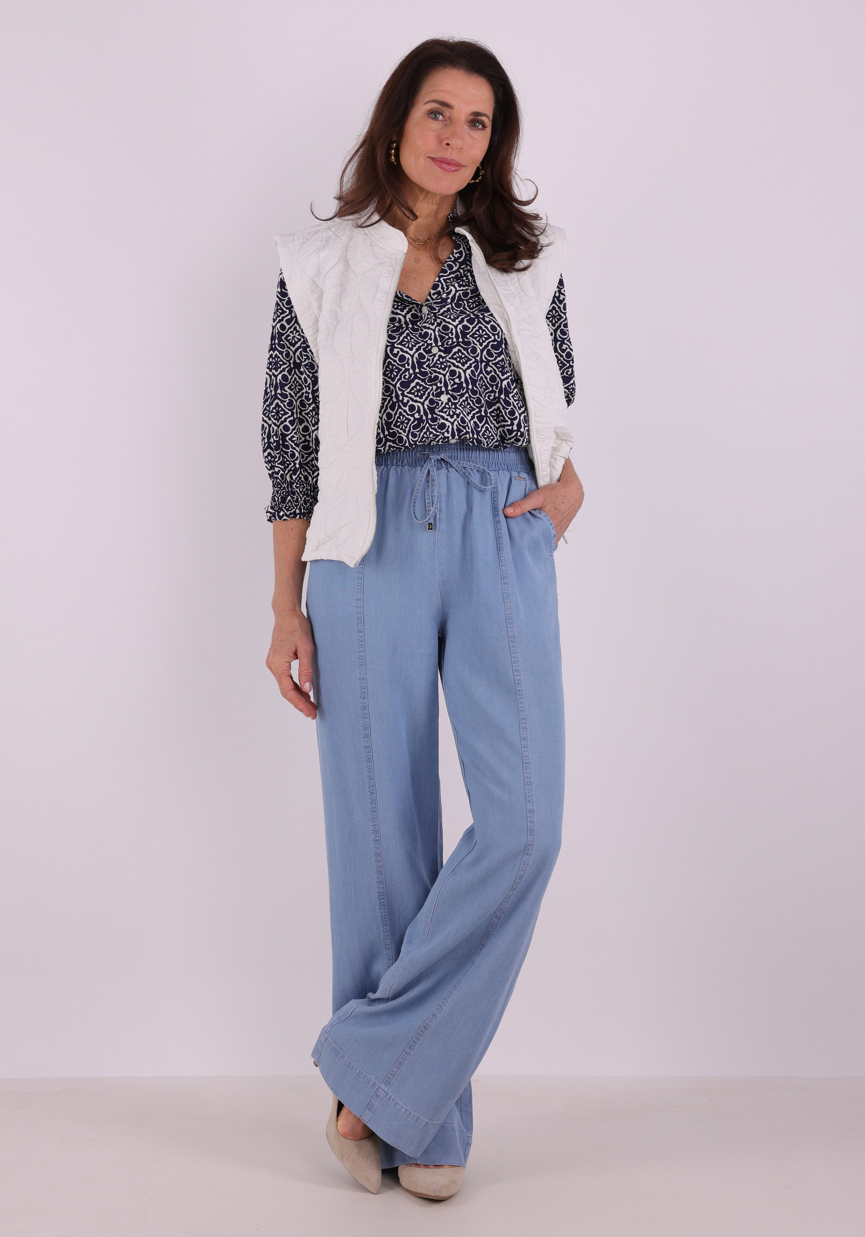 Zoso Broek 261Farah Licht blauw