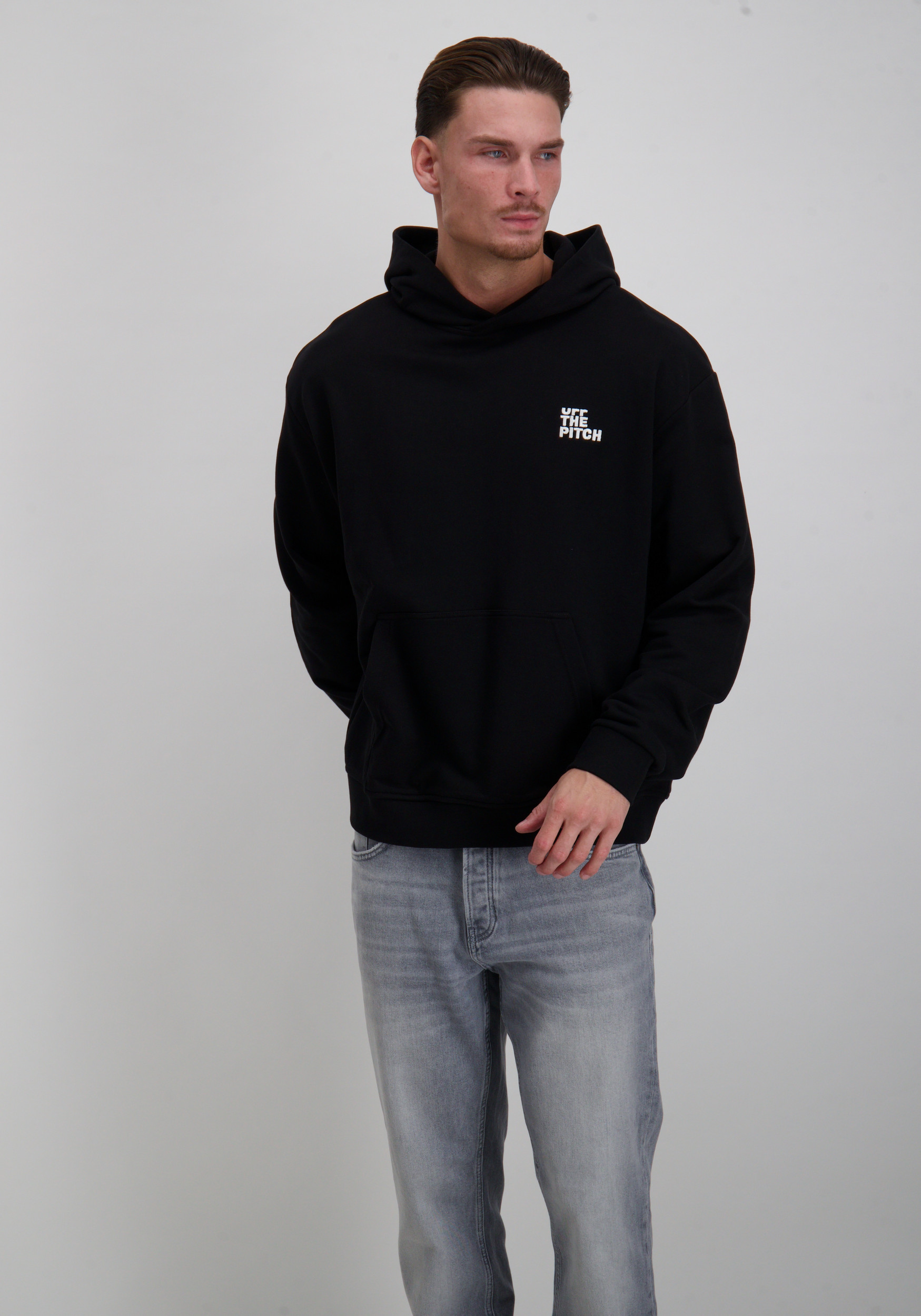 Off The Pitch Hoodie 3D Off OTP253067 Zwart