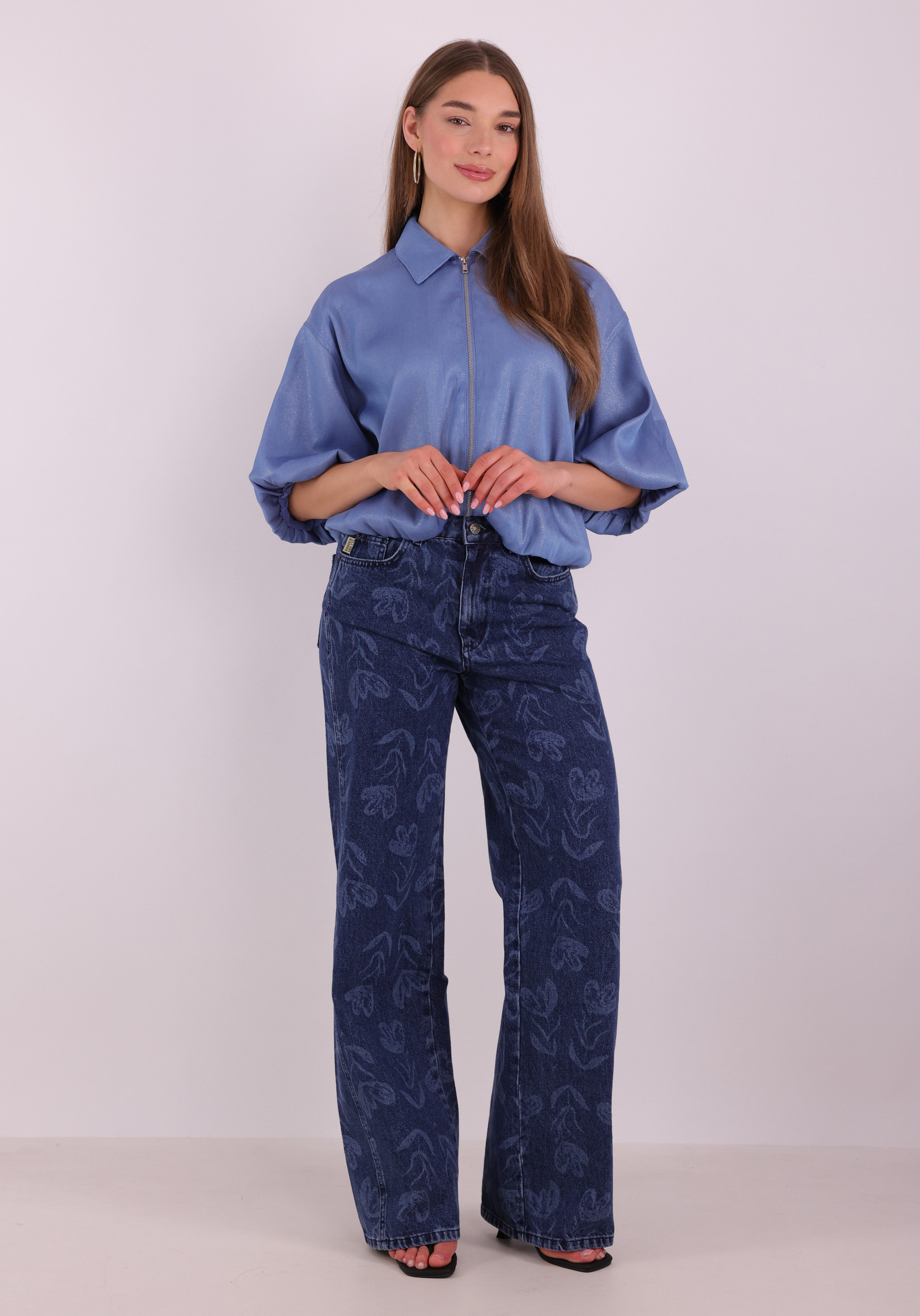 Tramontana Jacket Balloon-shaped C08-19-801 Licht blauw