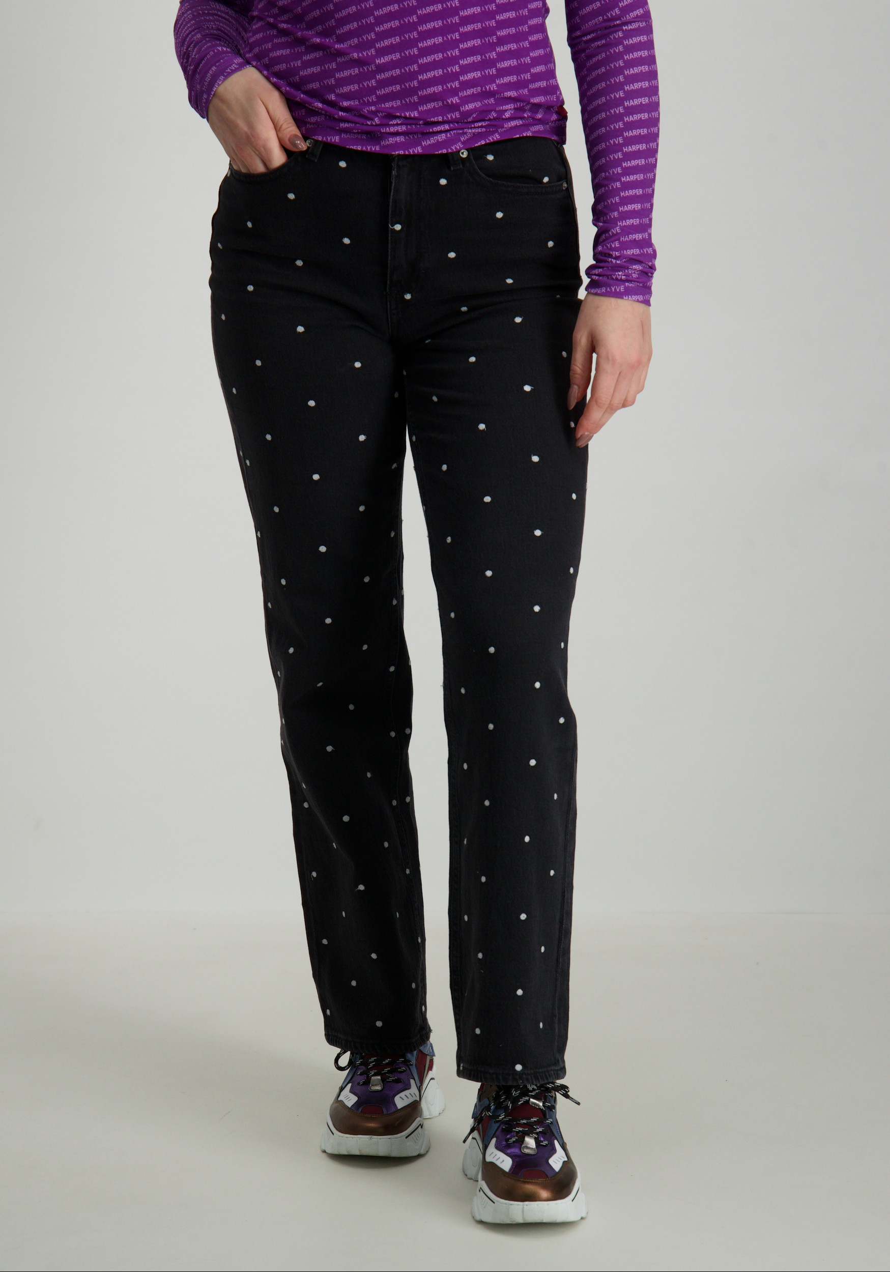 VERO MODA Jeans Tessa 10330639 Jeans zwart