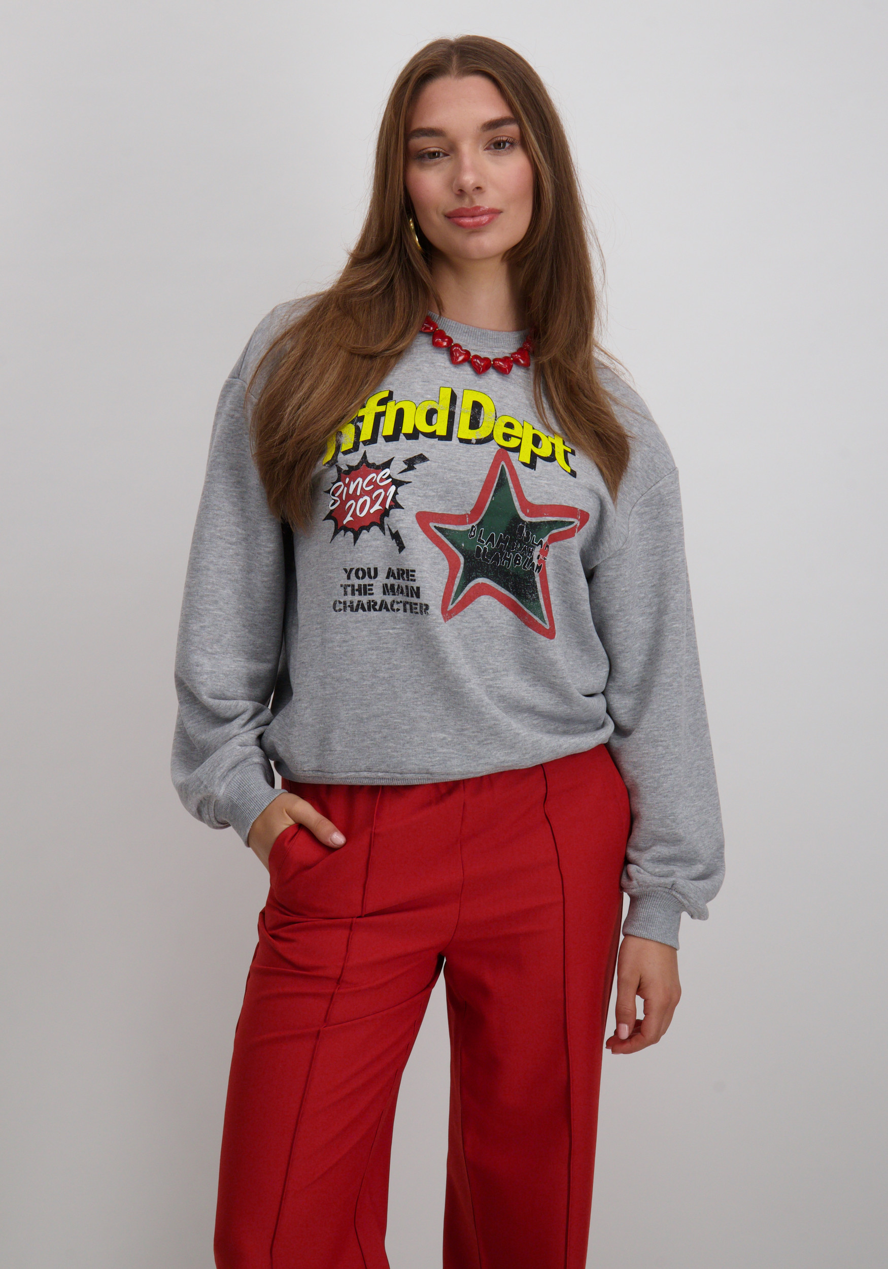 Refined Department Sweater Jayne R2509823780 Grijs