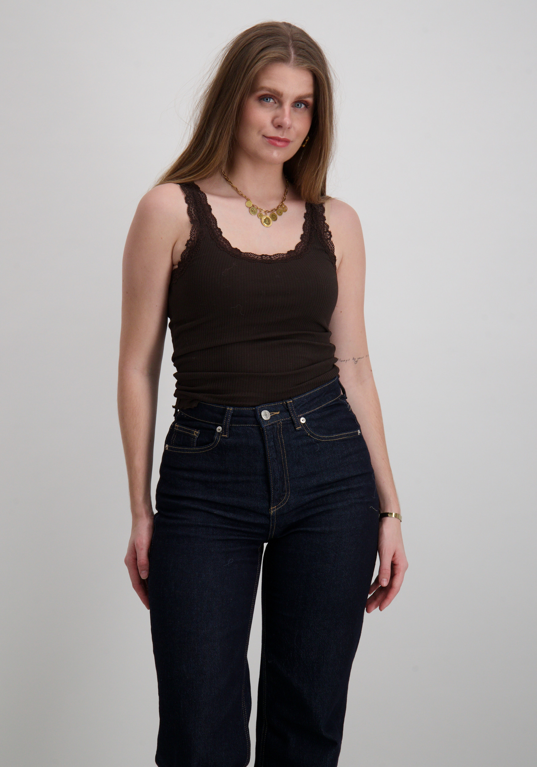 Only Top Sara sharai 15345994 Donker bruin