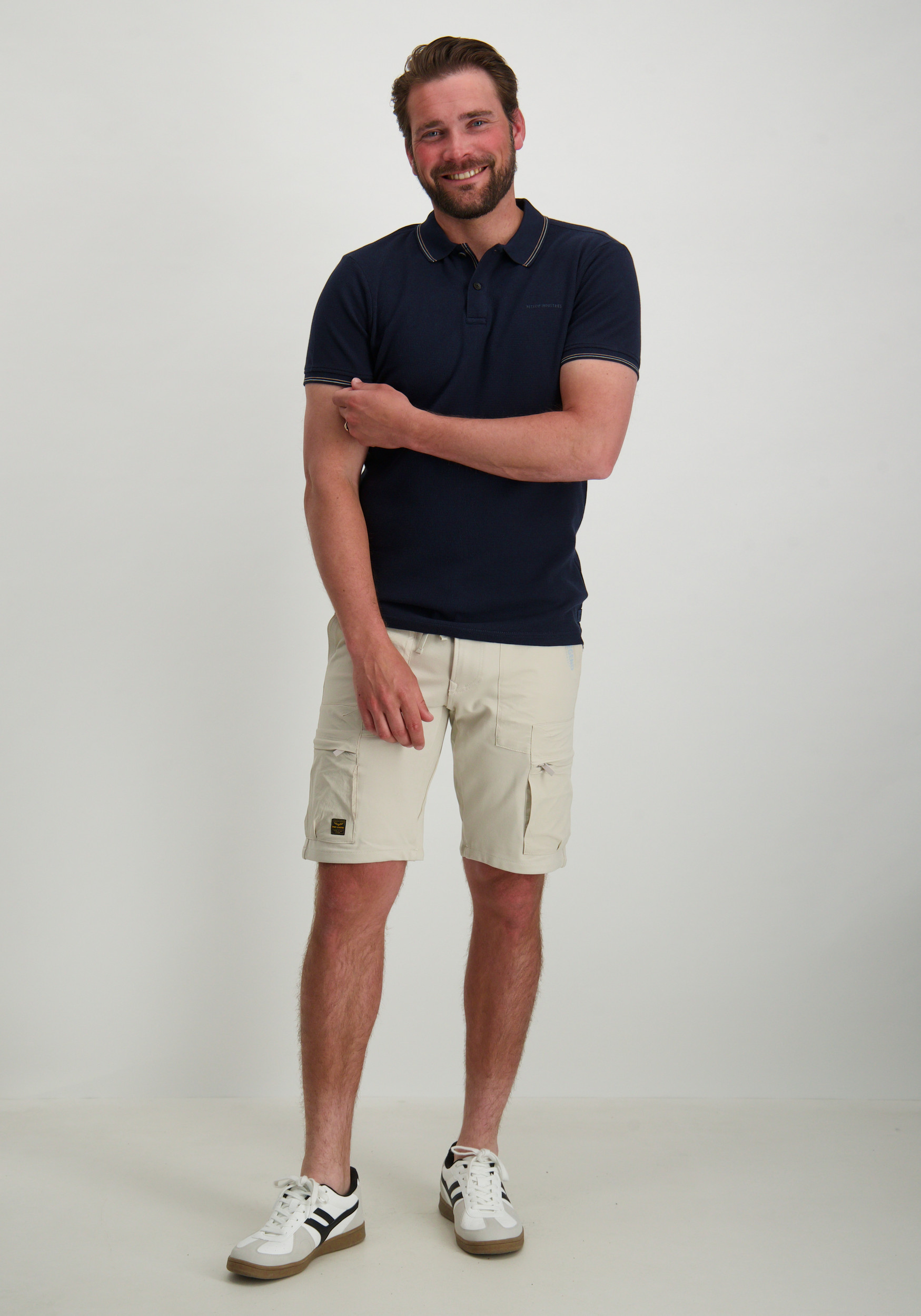 Petrol Polo korte mouw M-1050-POL919 Donker blauw