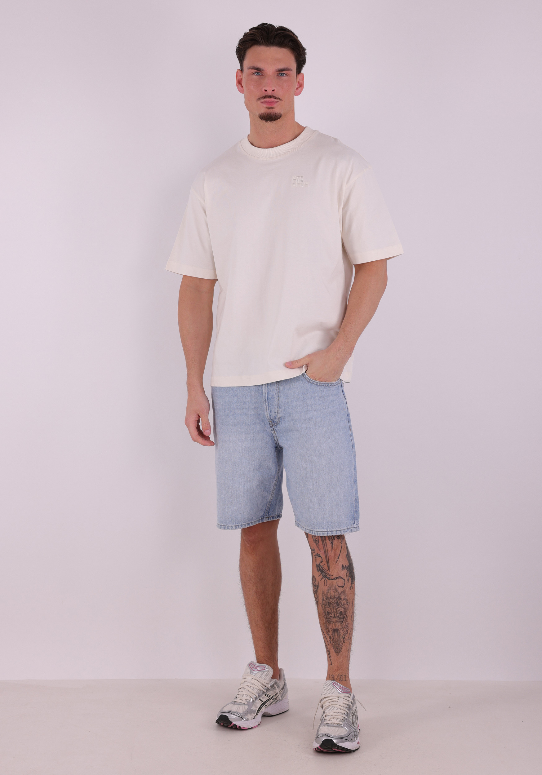 Off The Pitch T-shirt Corsage OTP261027 Ecru