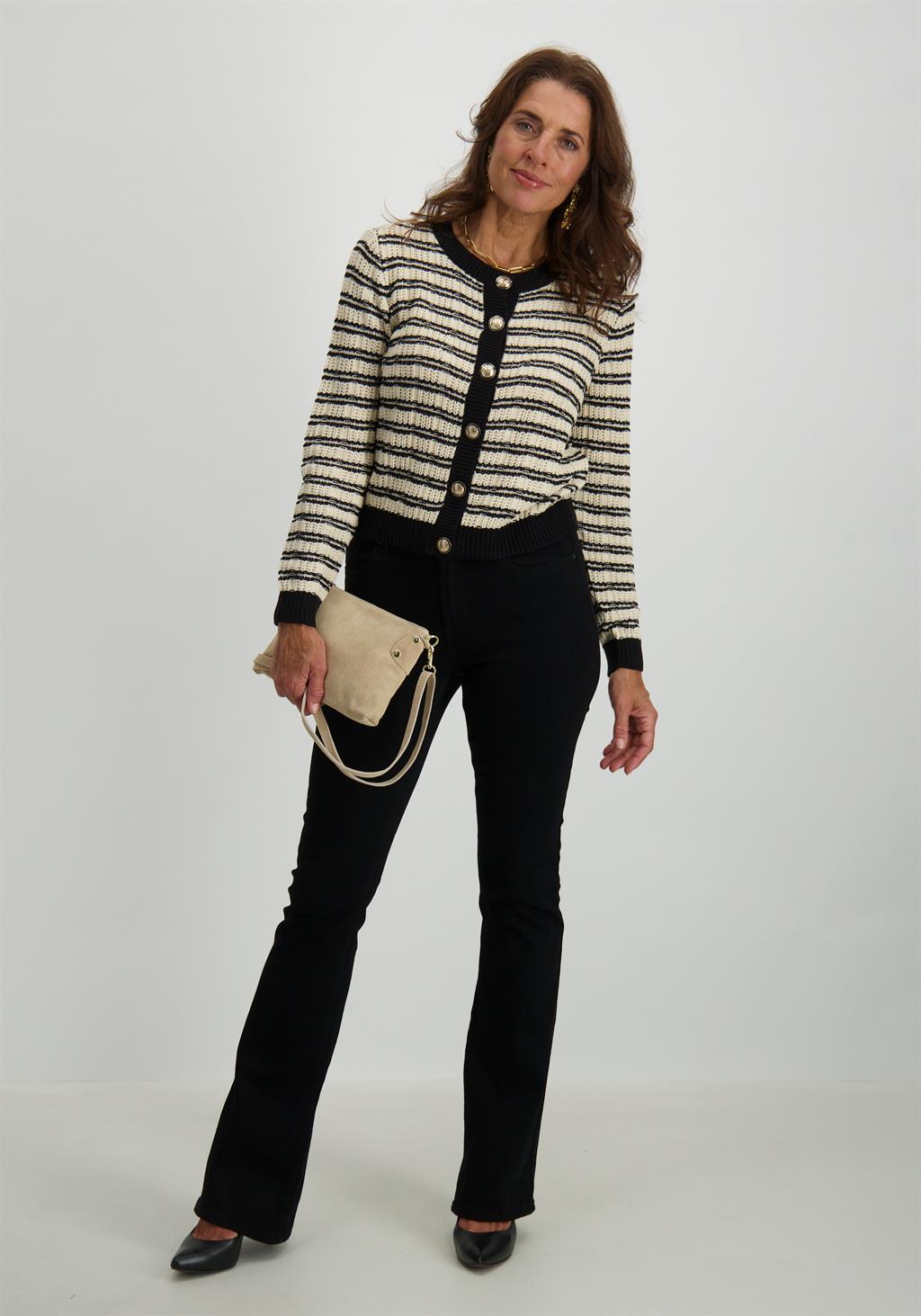 Only Flared jeans Blush 15324908 Zwart