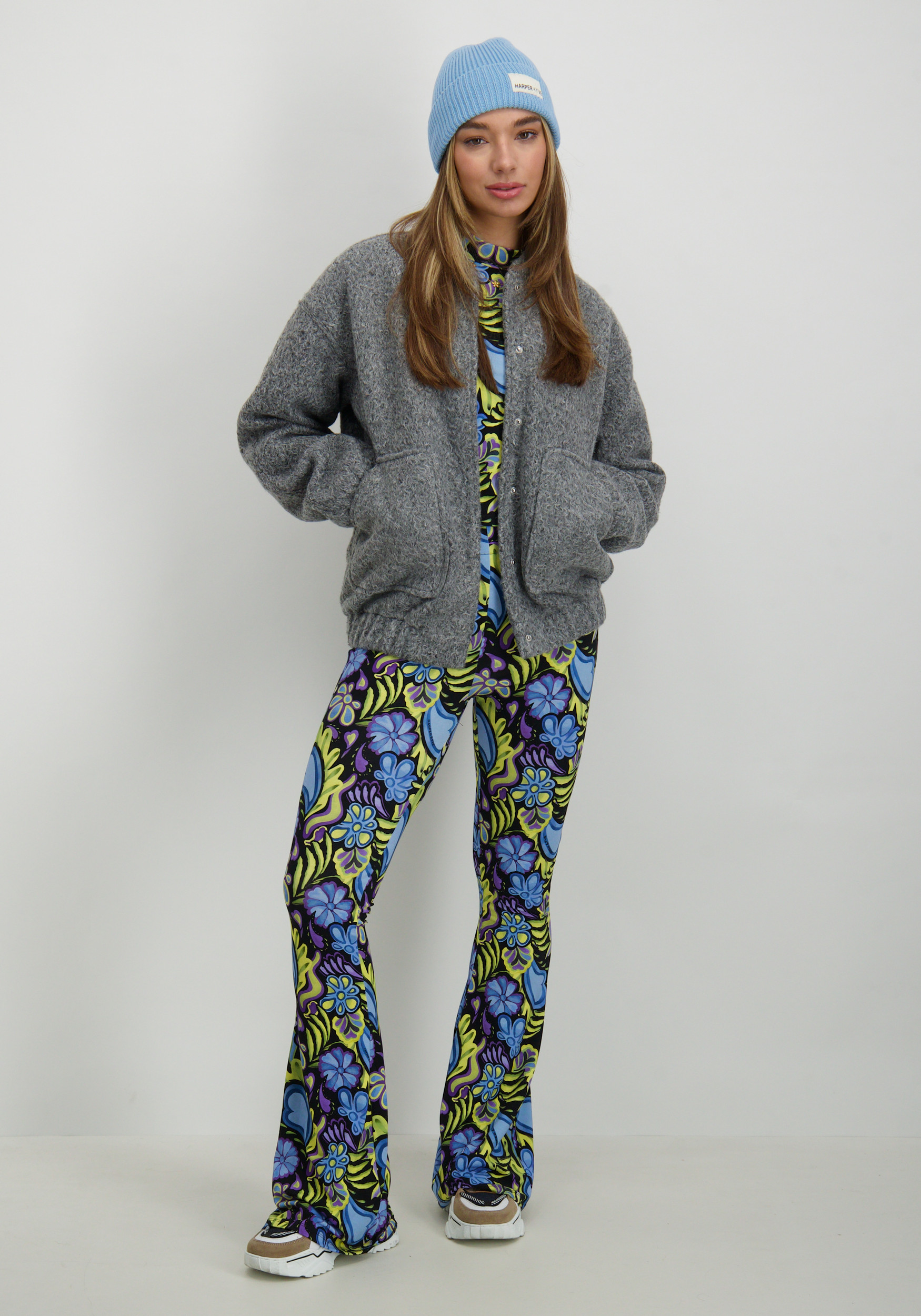 Harper & Yve Beanie Harper AW24NACC01 Licht blauw