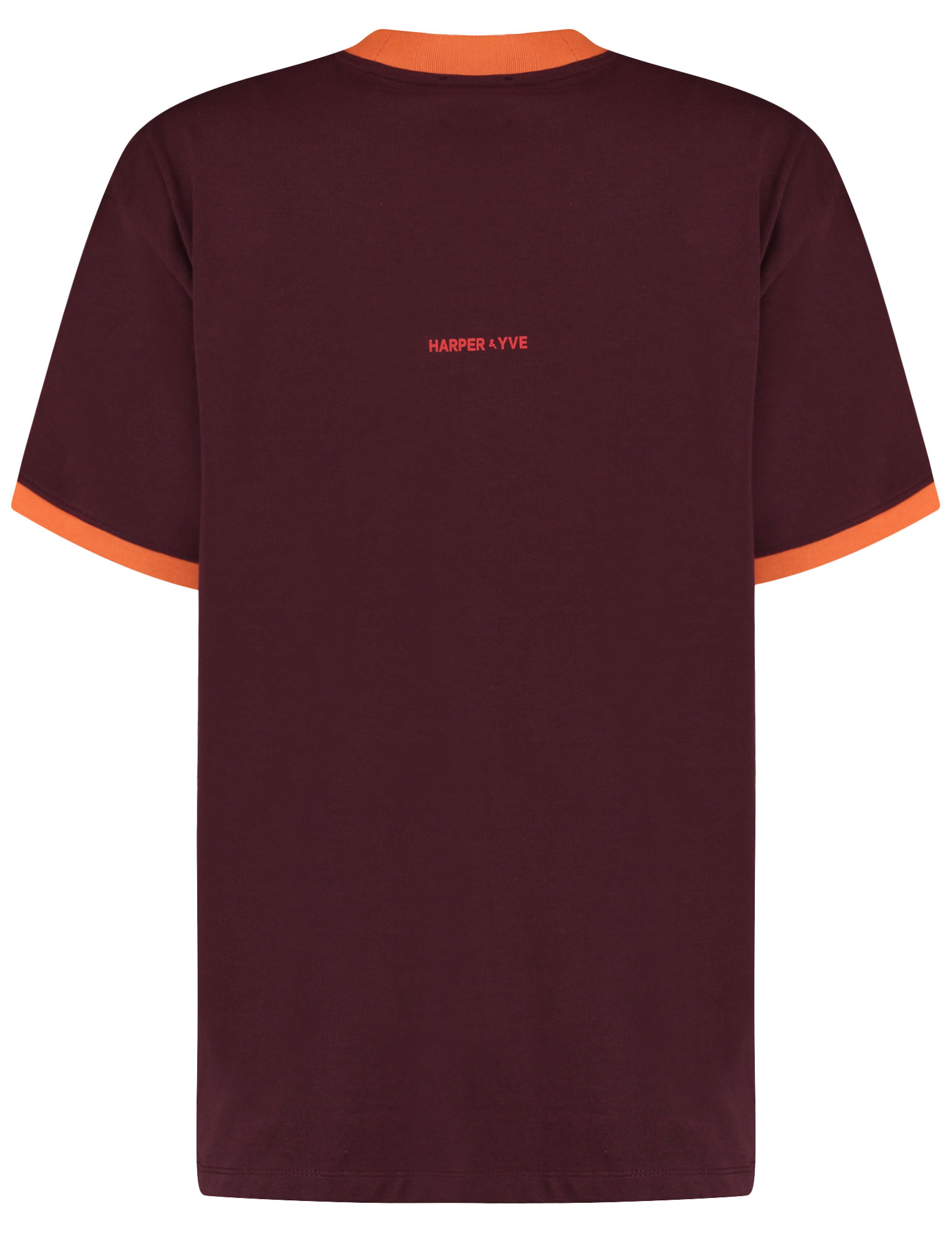 Harper & Yve T-shirt Club corazon SS6Y307 Donker Paars