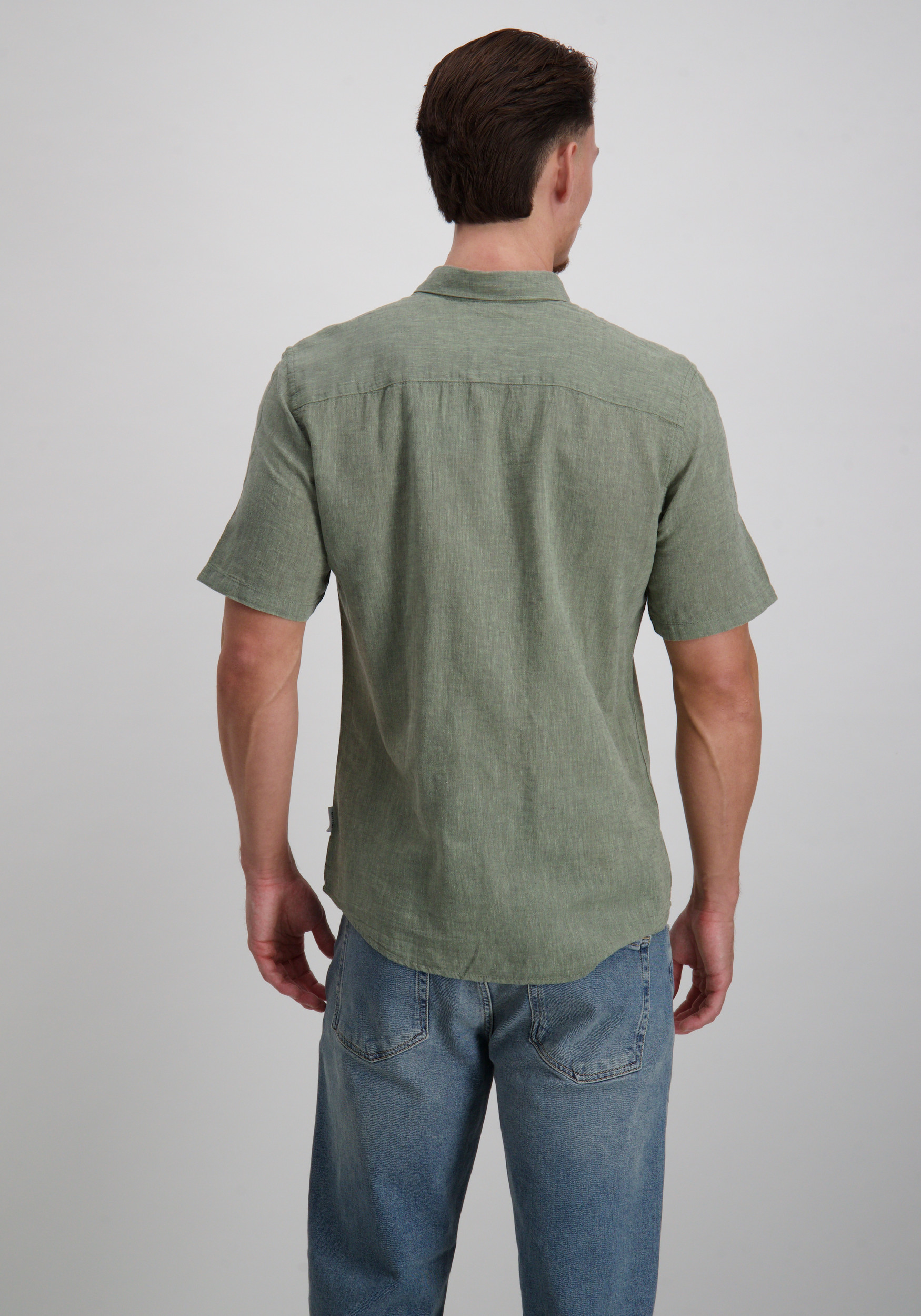 ONLY & SONS Overhemd Caiden 22009885 Midden groen