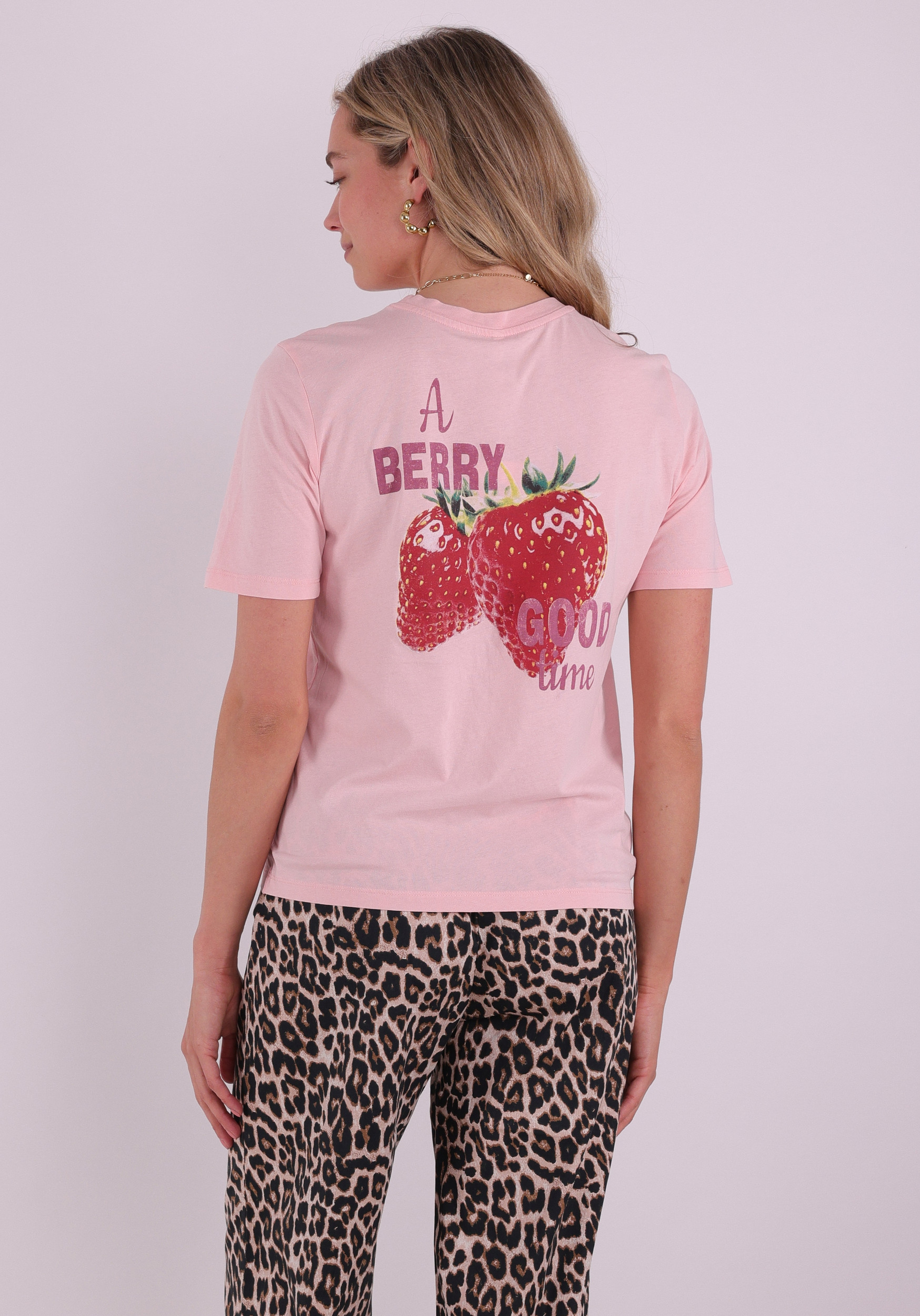 Only T-shirt Lucy 15367829 Licht rose