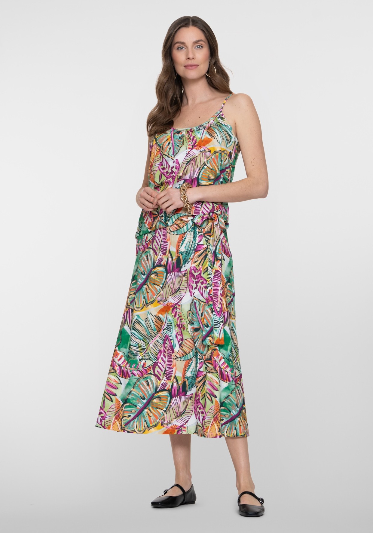 Geisha Lange rok 66440-60 JILL Licht groen