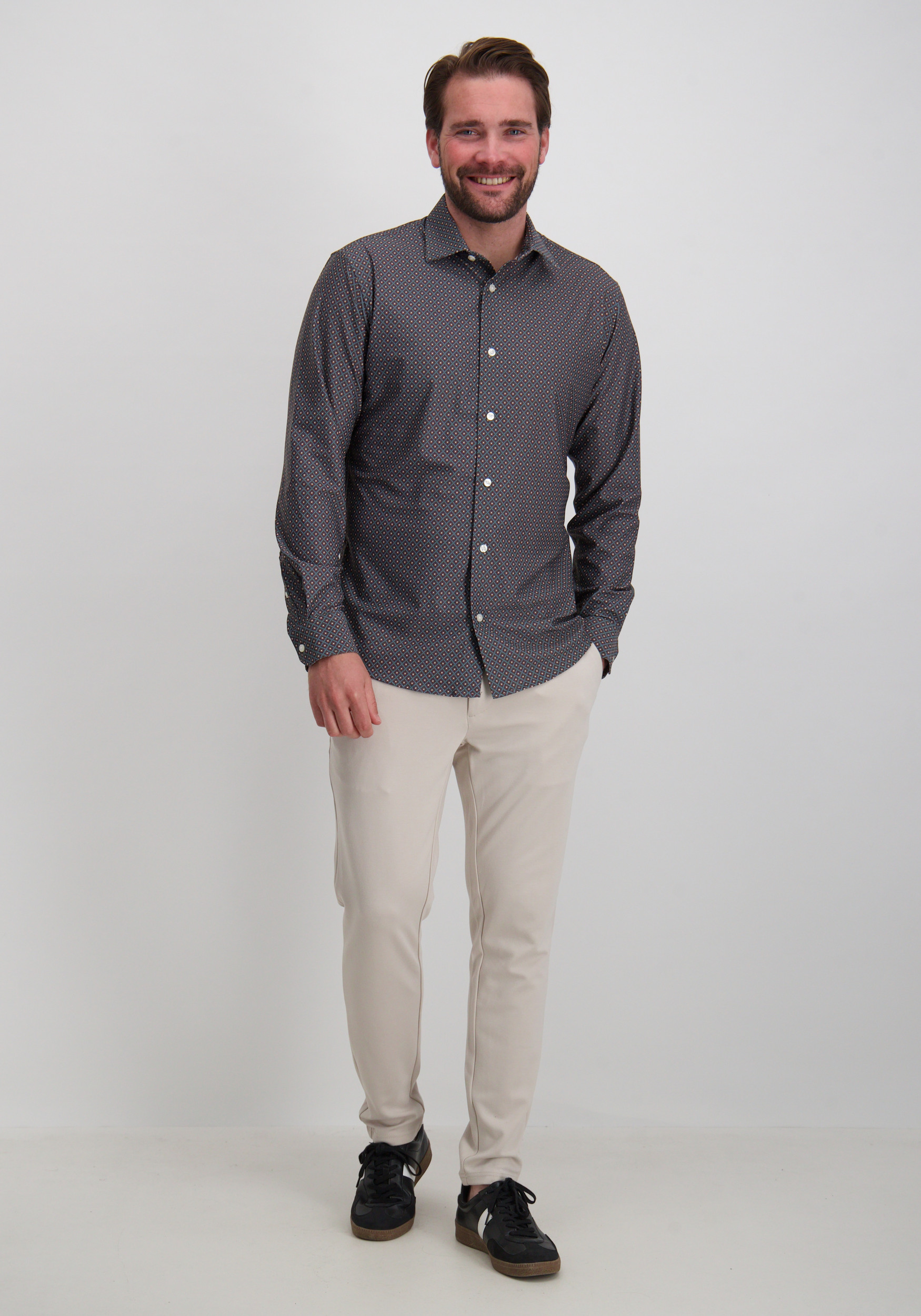 Jack & jones Overhemd Blaactive 12282199 Raf blauw