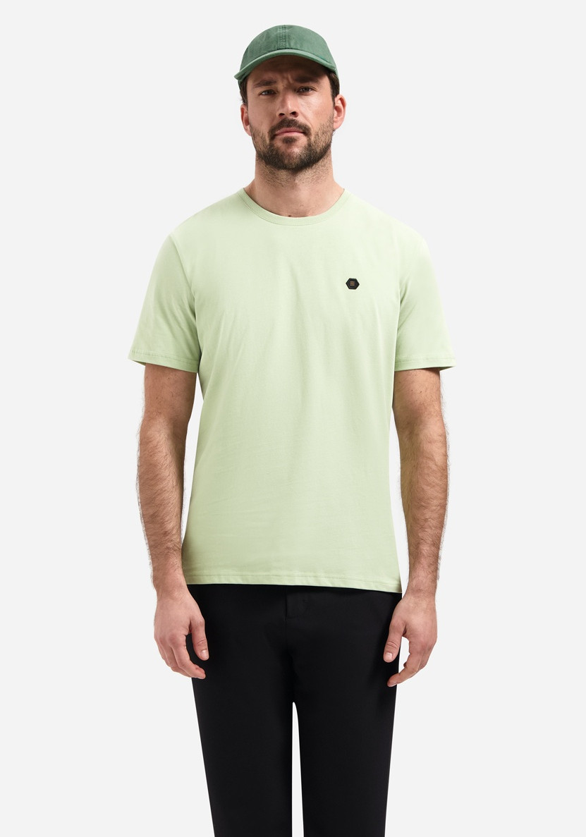 No Excess T-shirt Peached 31360275SN Midden groen