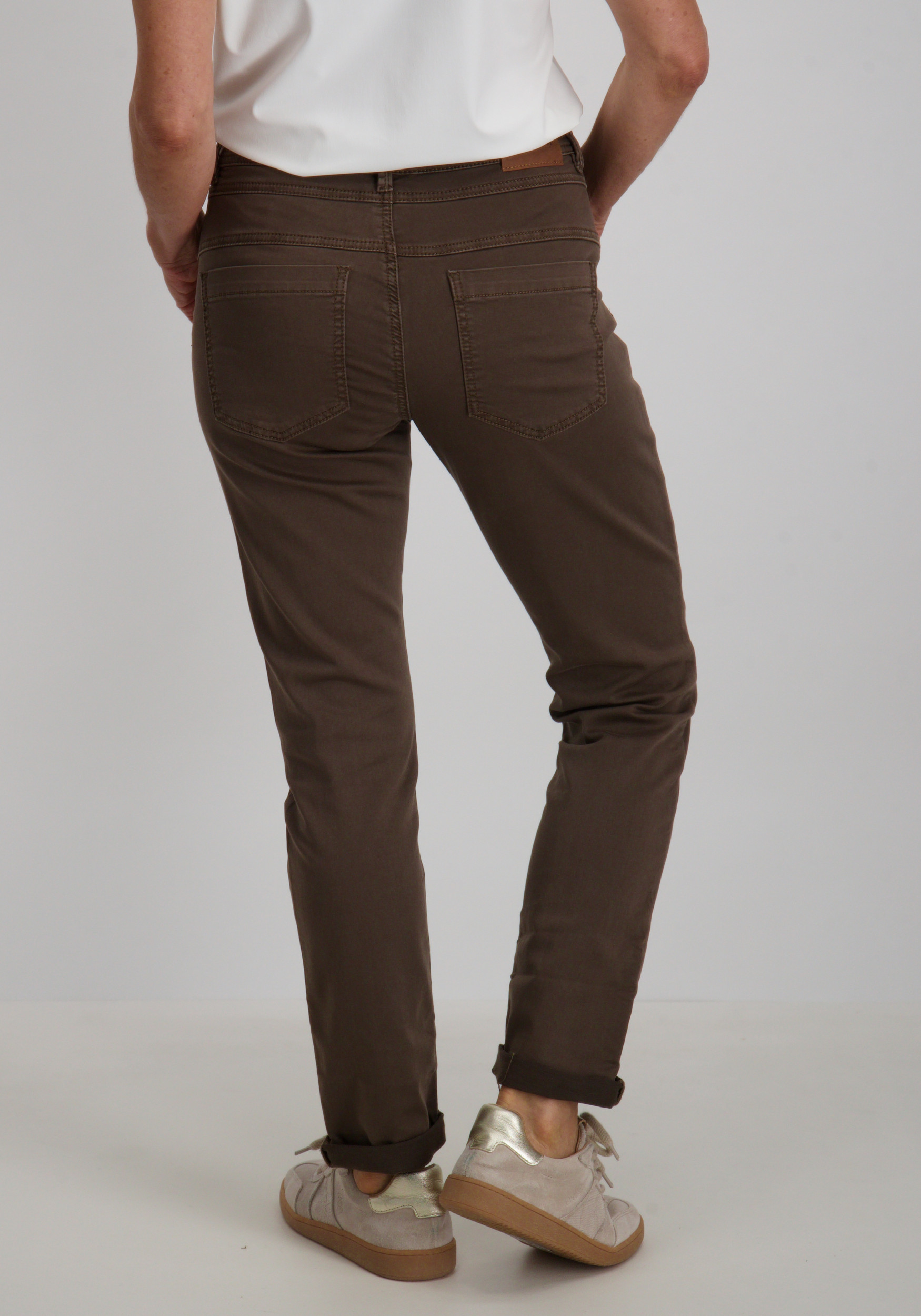 Red Button Broek Relax jog SRB4665 Bruin