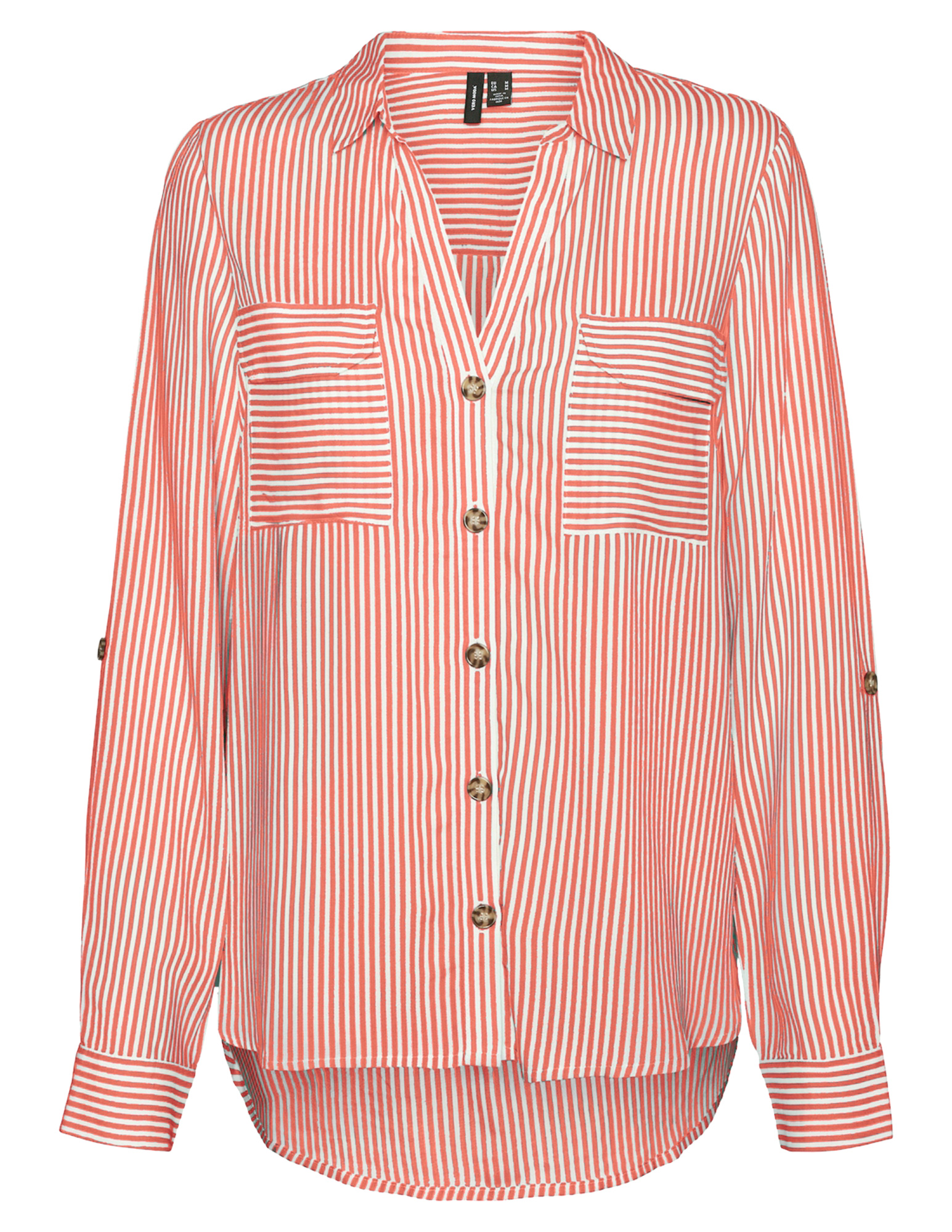 VERO MODA Blouse Bumpy 10275283 Rood