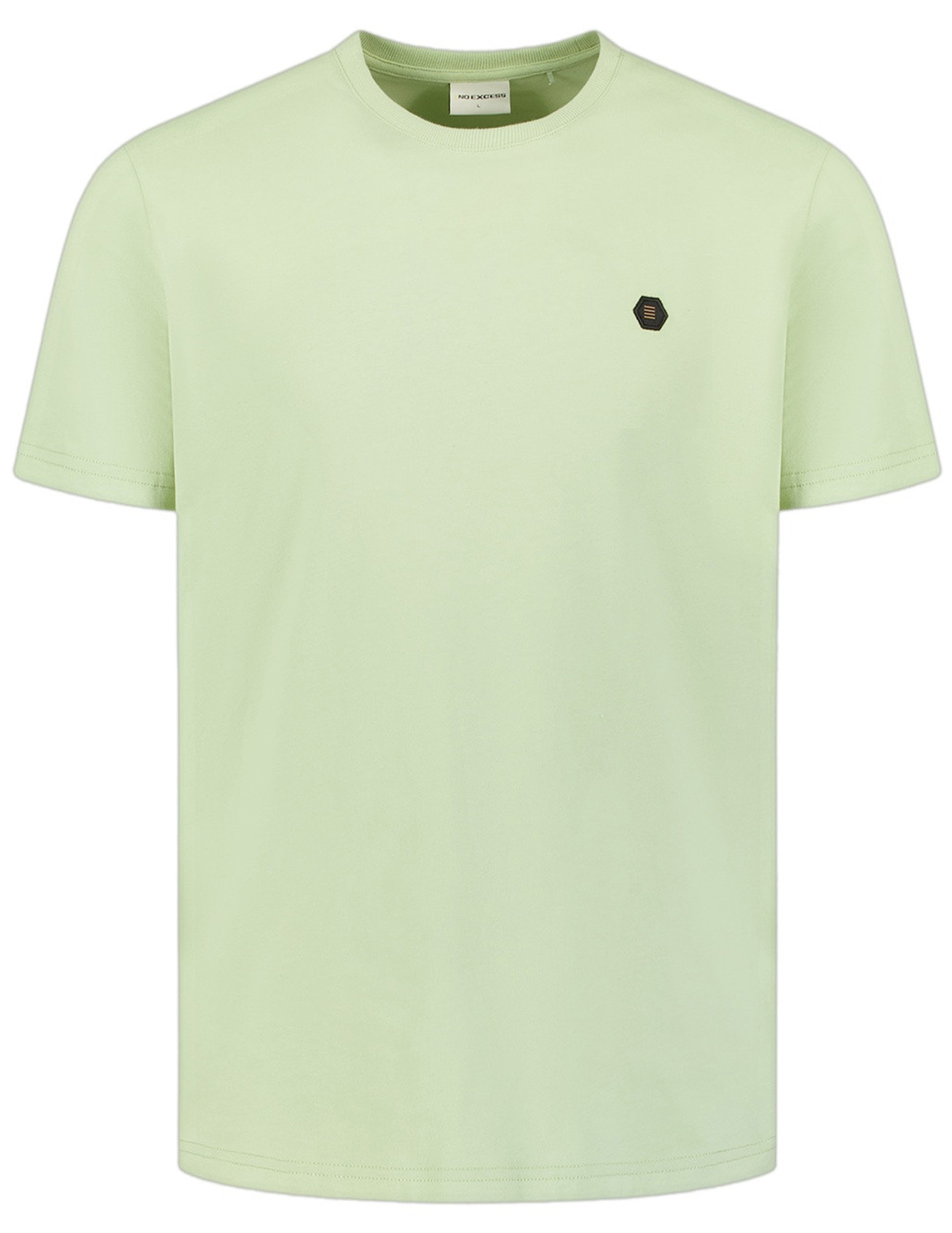 No Excess T-shirt Peached 31360275SN Midden groen