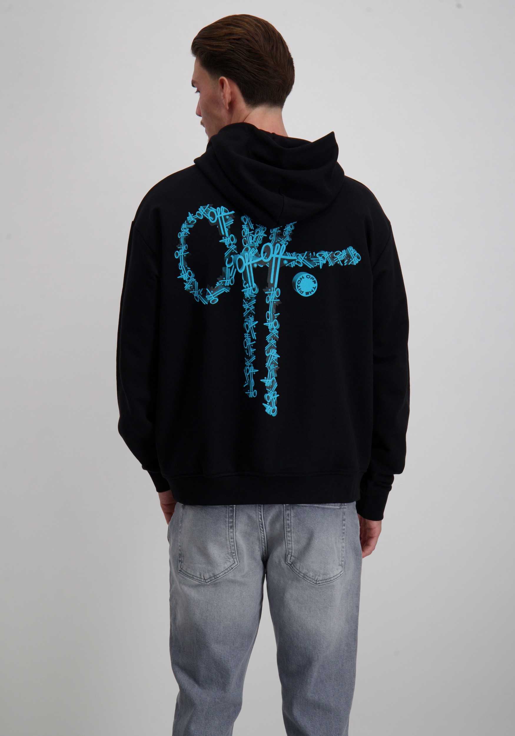 Off The Pitch Hoodie 3D Off OTP253067 Zwart