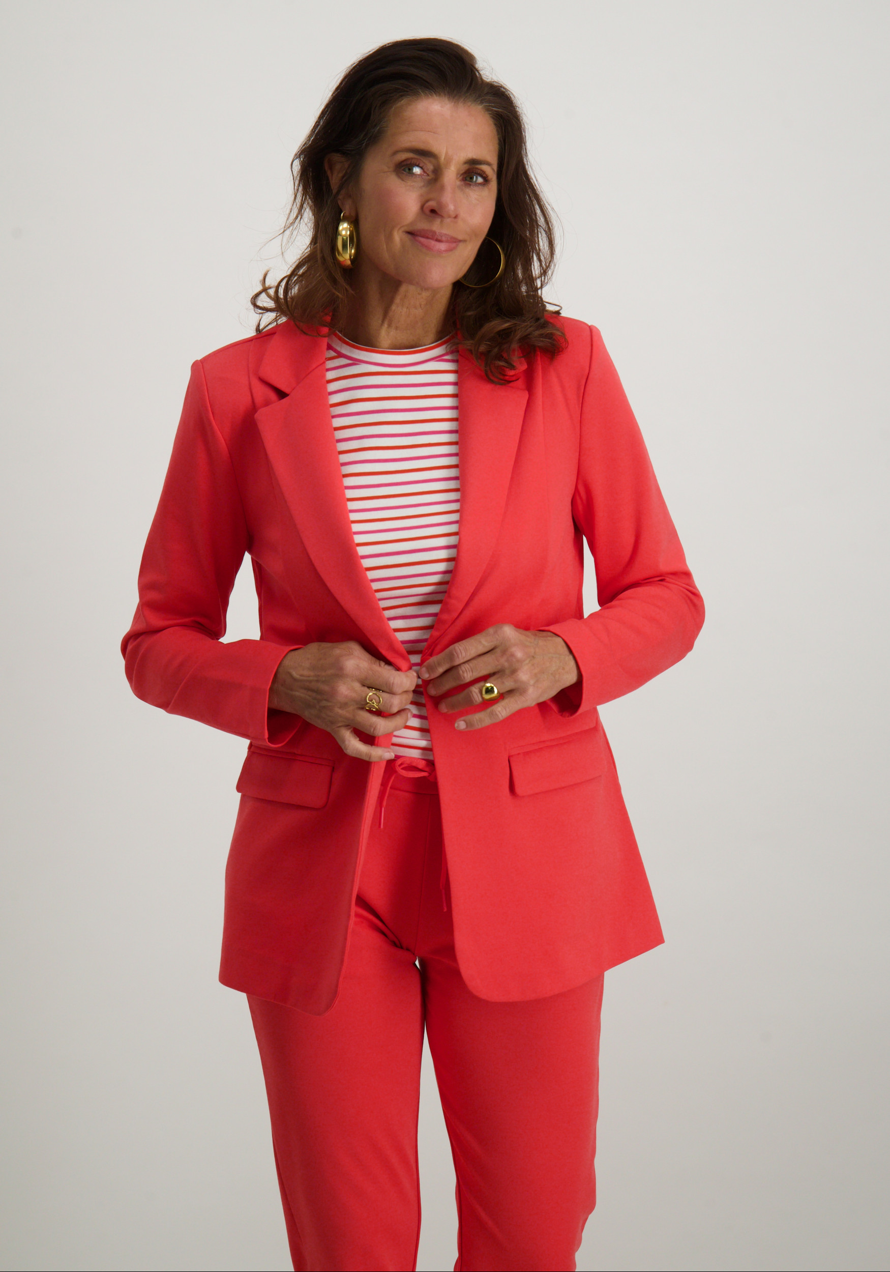 Ichi Blazer Kate sus long 20121368 Zalm