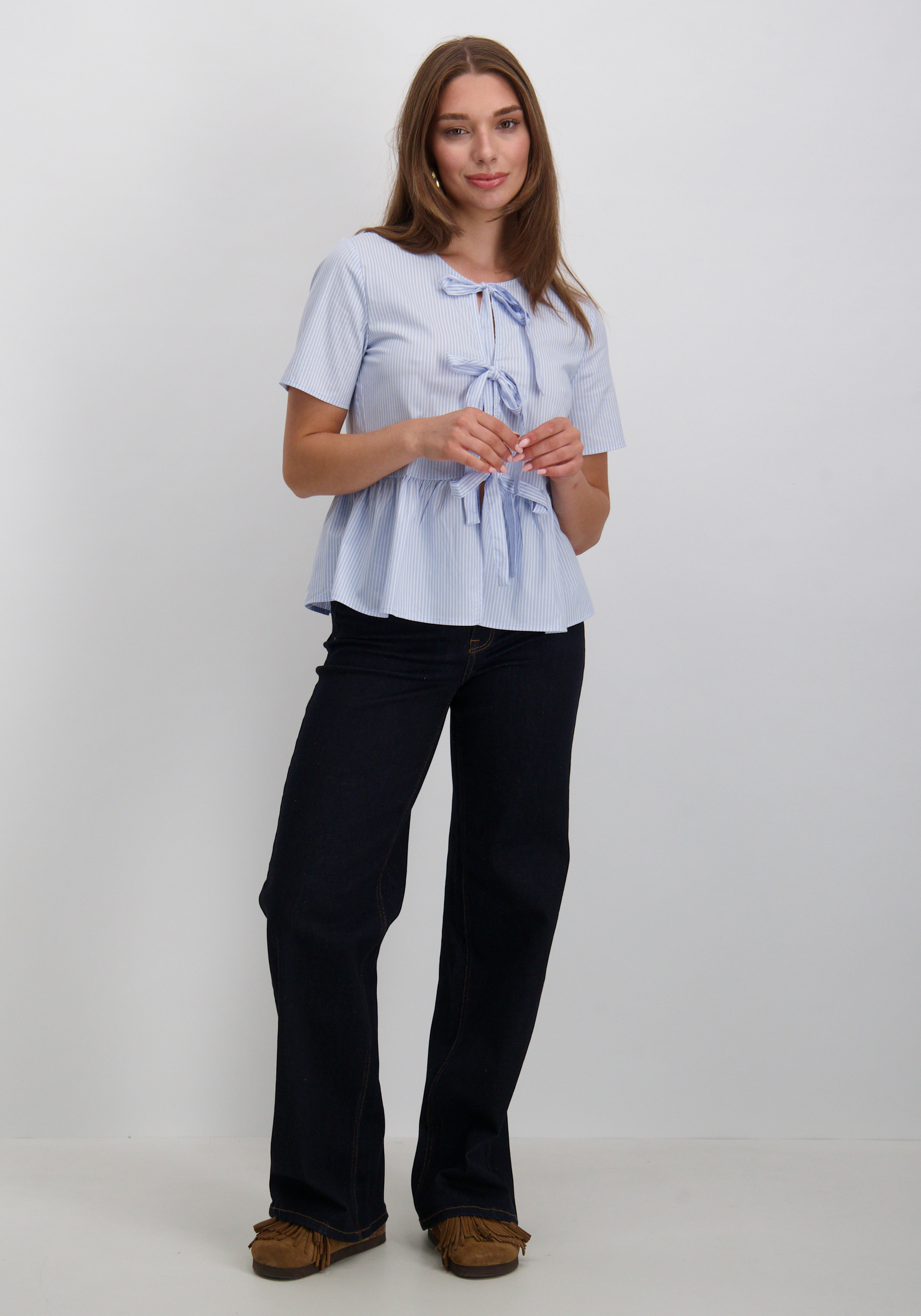 Jacqueline de jonge Top Mio 15347616 Blauw