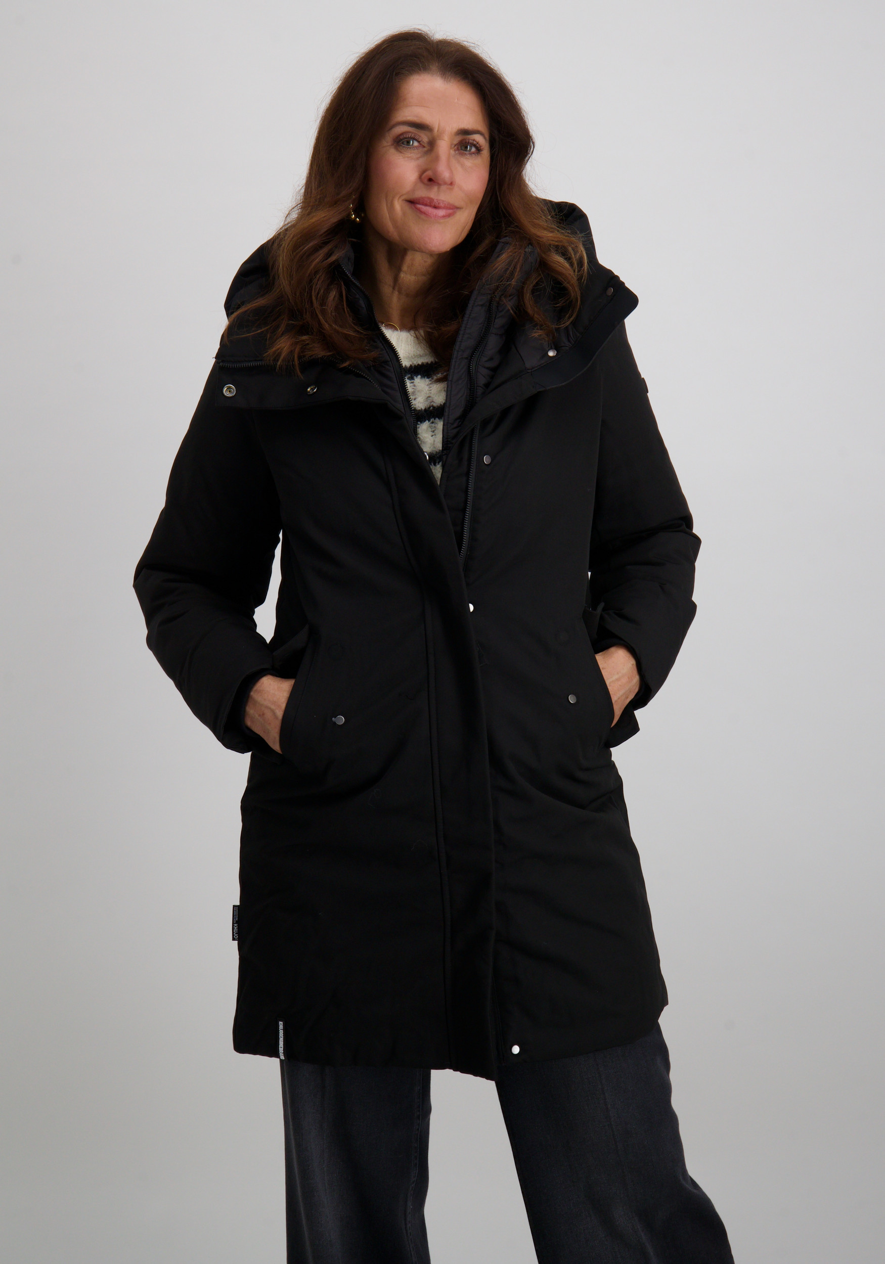KHUJO Winterjas Wedelia 1031CO253 Zwart