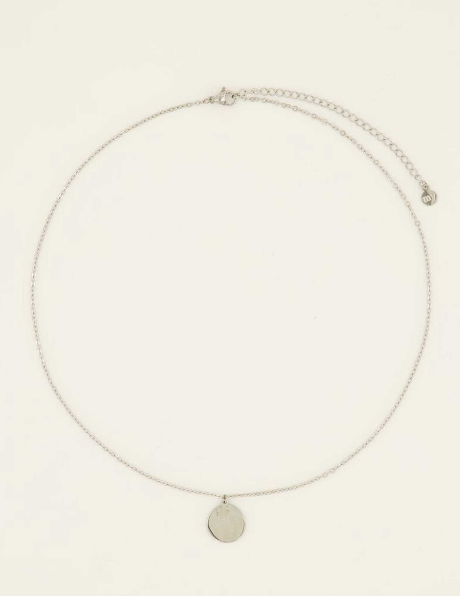 My Jewellery Ketting met bedel Lucky you MJ08430 Zilver