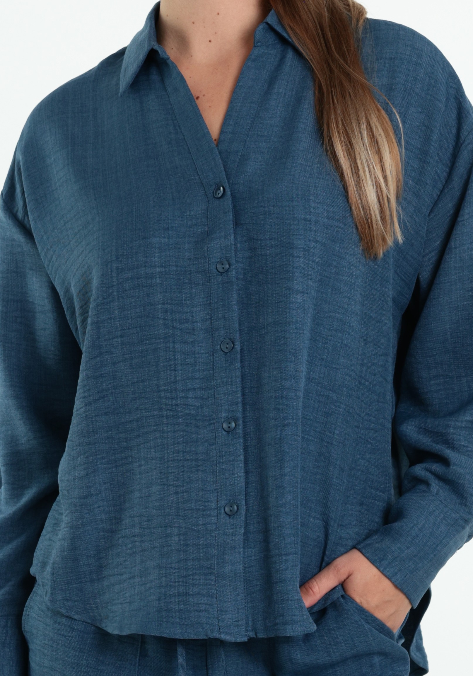 VERO MODA Blouse Melaney queeny 10316389 Donker blauw