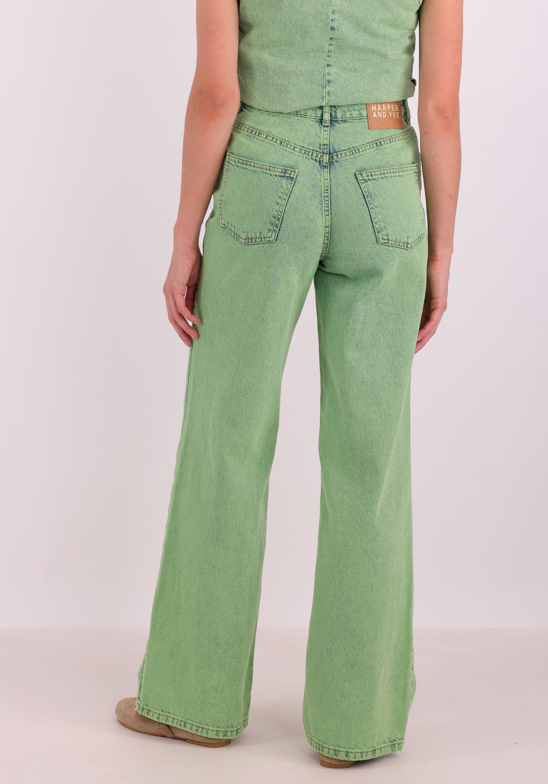 Harper & Yve Jeans Yve HS6D106 Groen