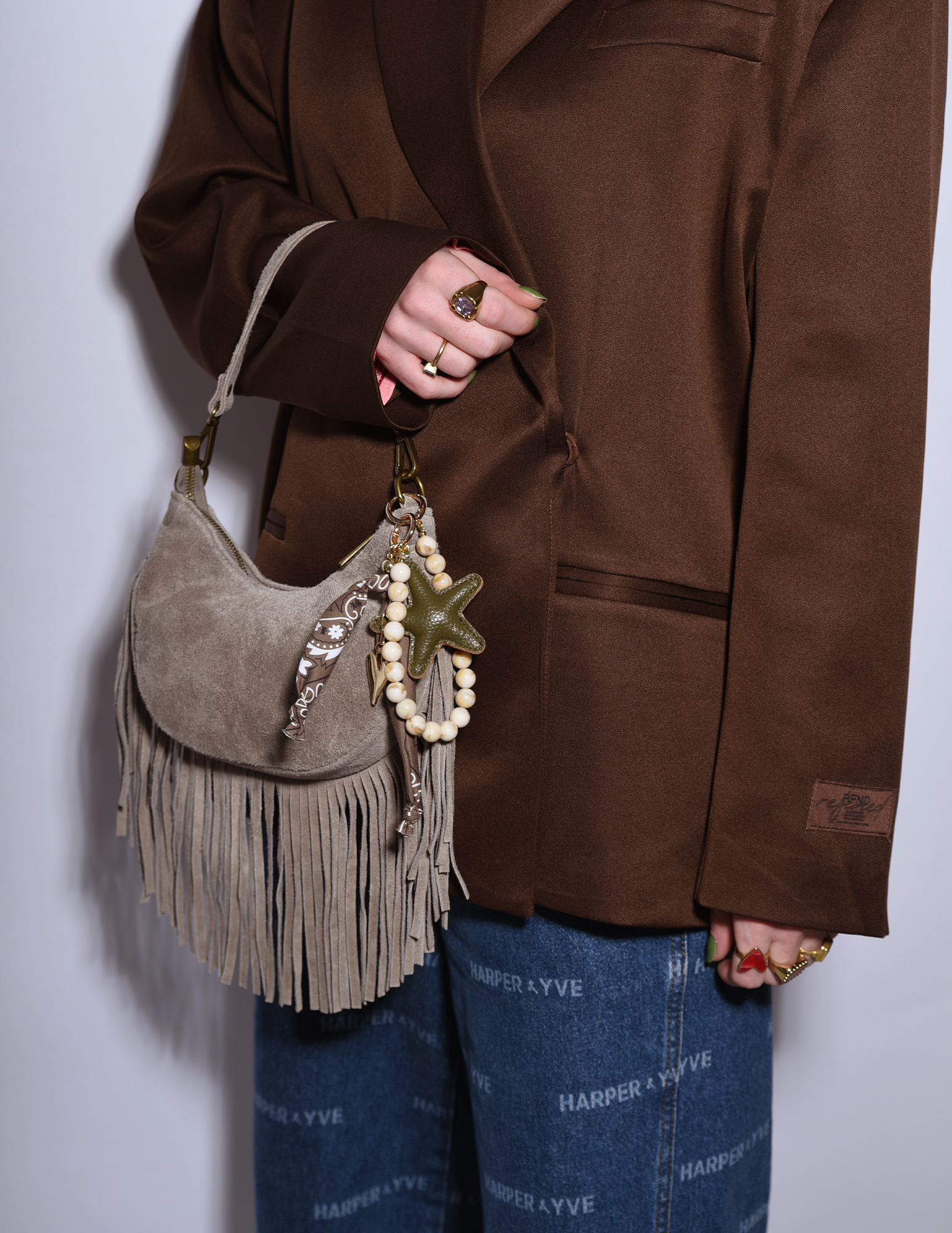 Be'Lieve Bag charm Green 86120251029016 Groen