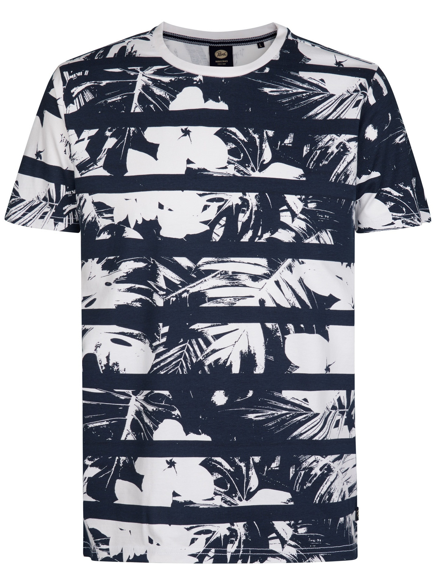 Petrol T-shirt M-1050-TSR113 Donker blauw