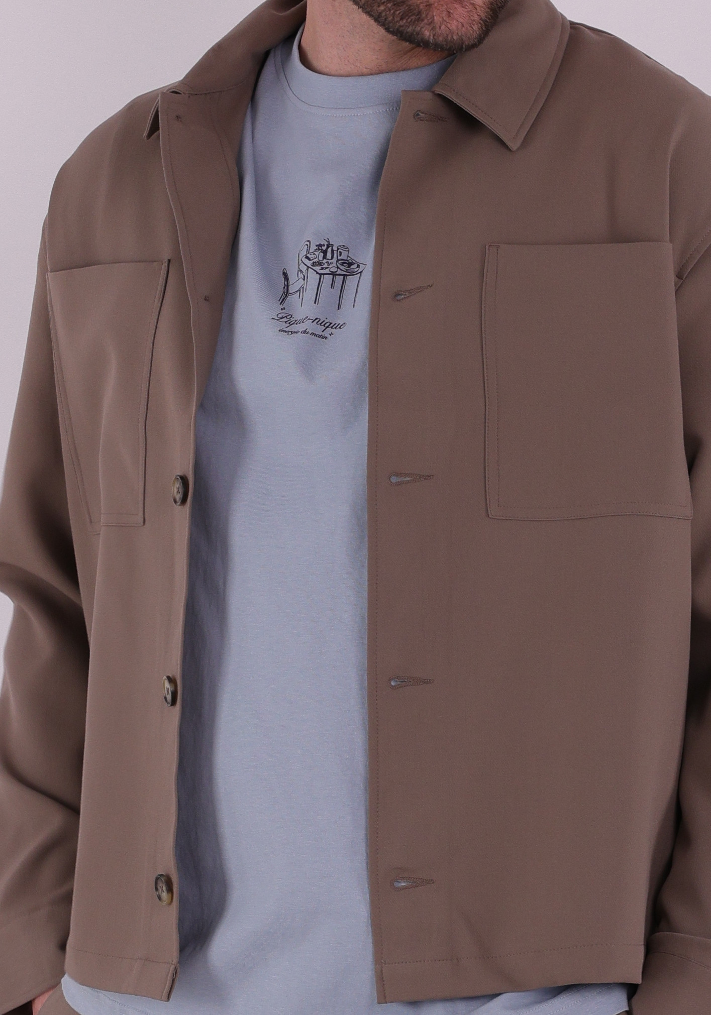 ONLY & SONS Overshirt Will 22036352 Bruin