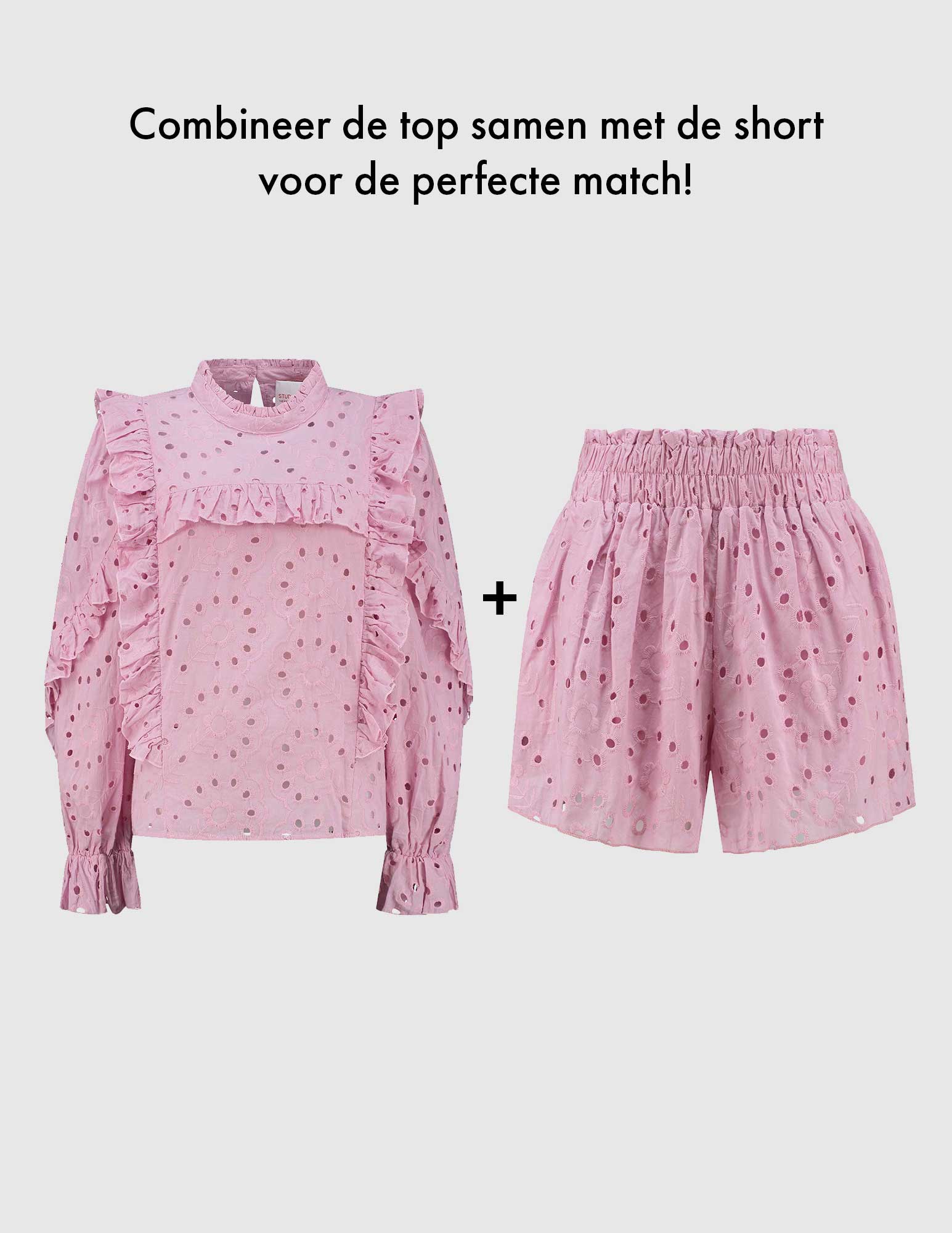 Amaya Amsterdam Korte broek Luna Licht rose