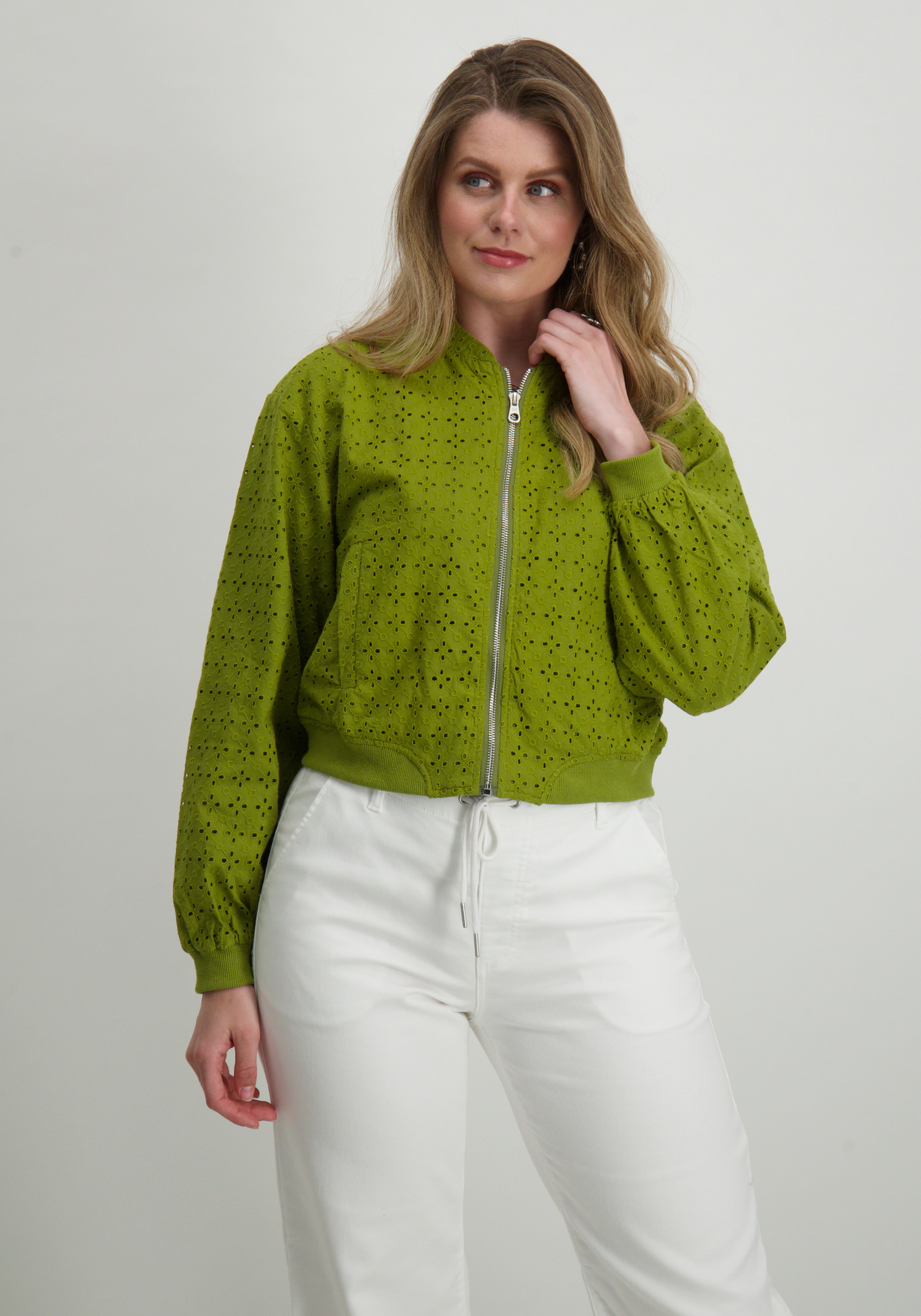 Lofty Manner Bomberjack Lidia QC44 Midden groen