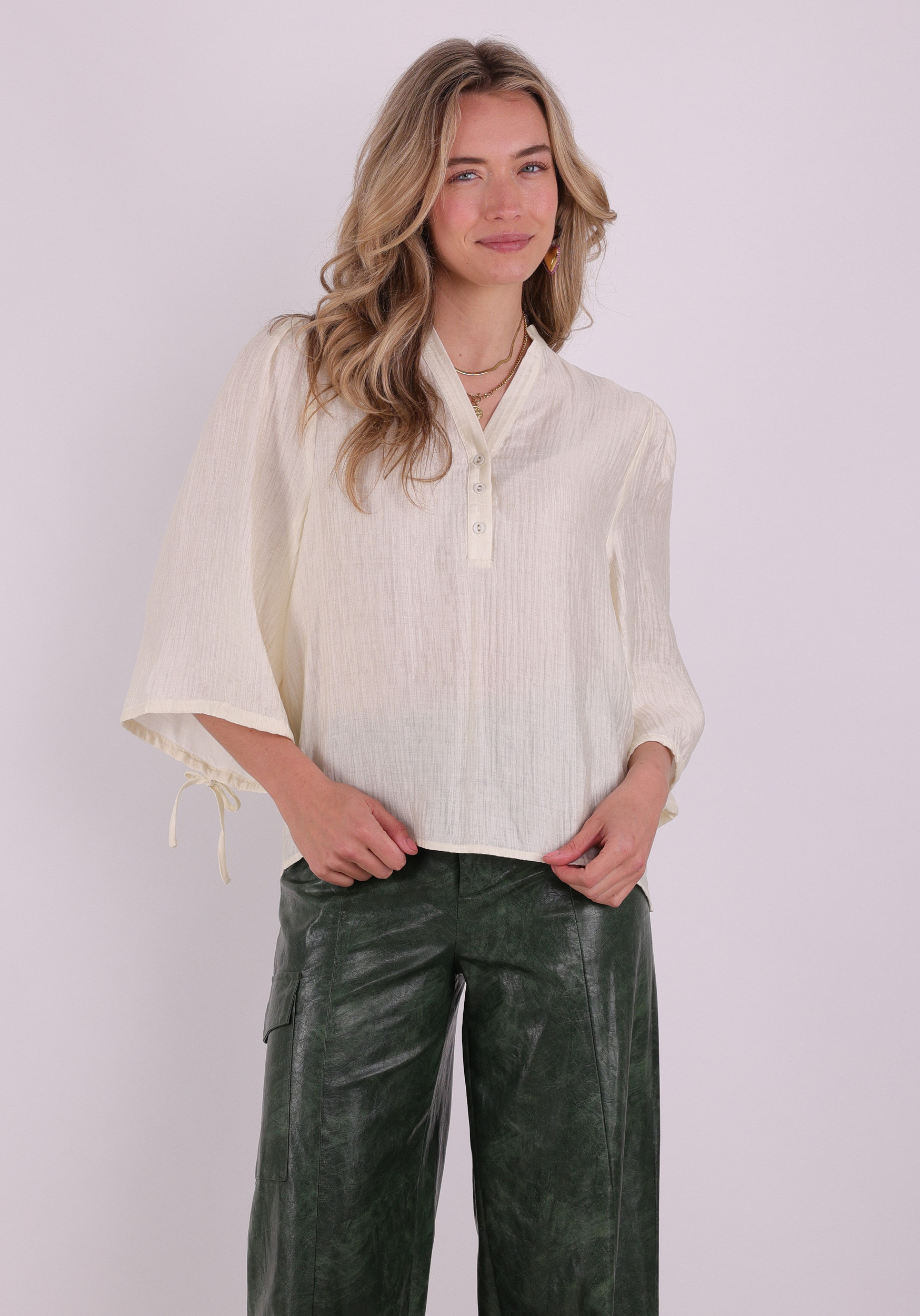 Aaiko BV Blouse DAHLIA VIS 532 Wit