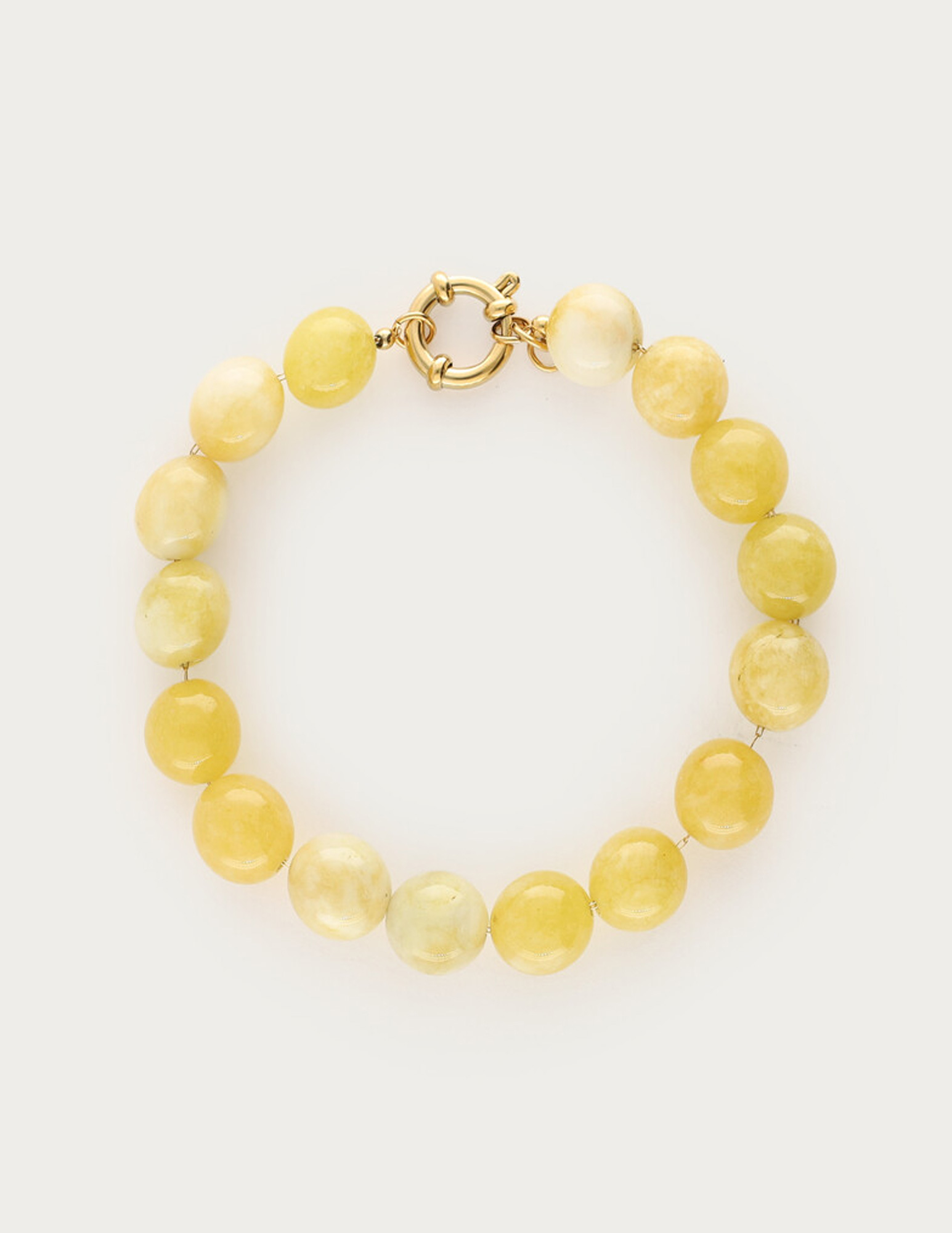 My Jewellery Kralen armband MJ14559 Licht geel