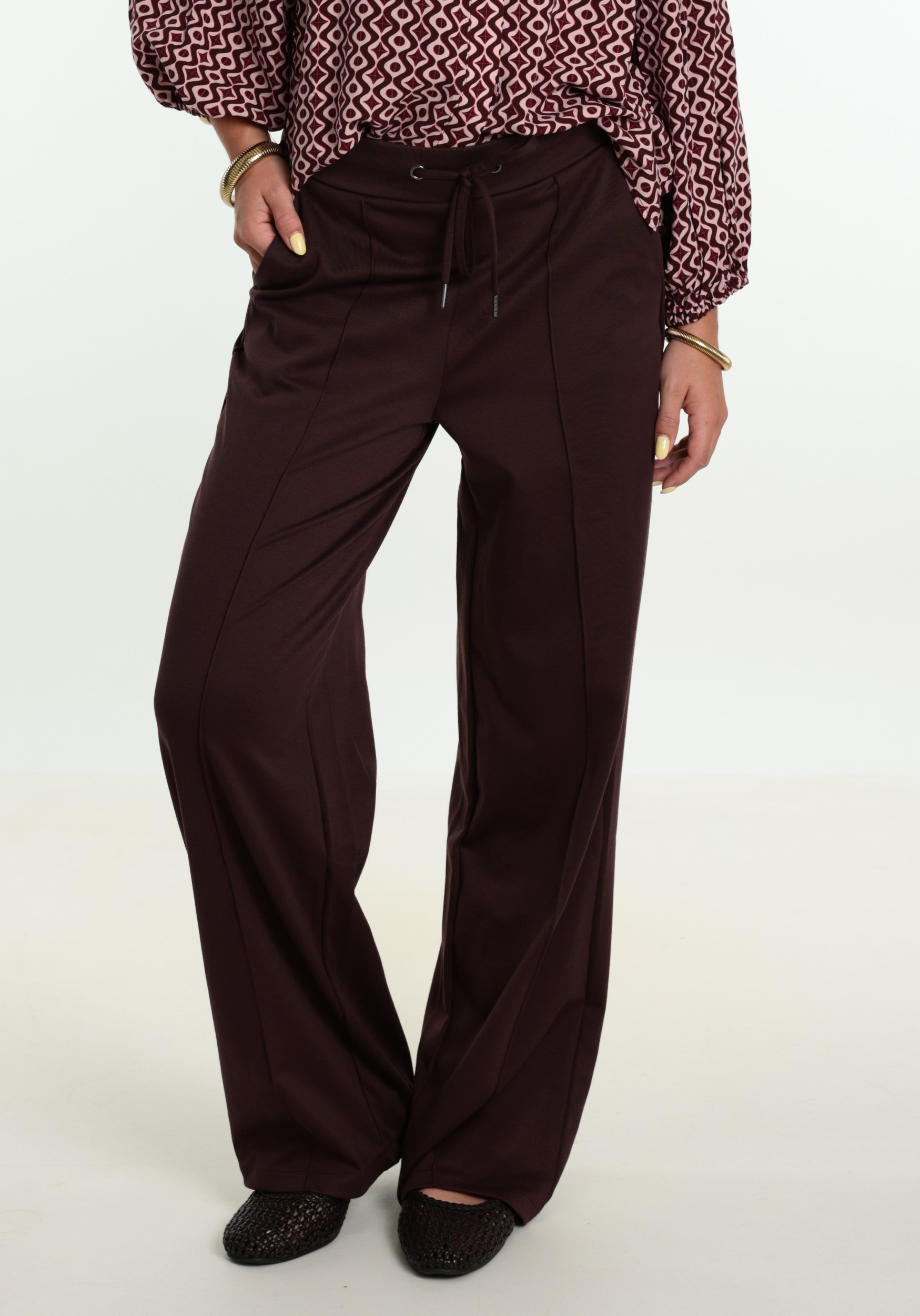 Kaffe Clothing Broek Jenny 10508621 Bruin