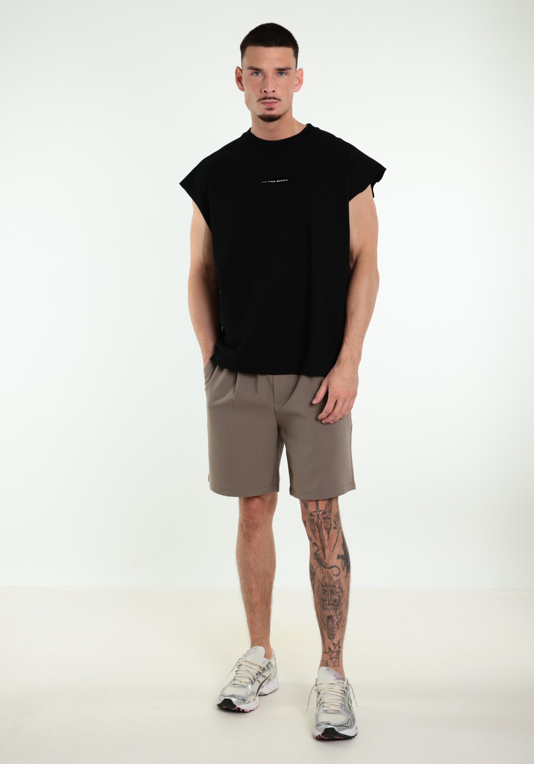 Off The Pitch T-shirt Stage Sleeveless OTP261039 Zwart