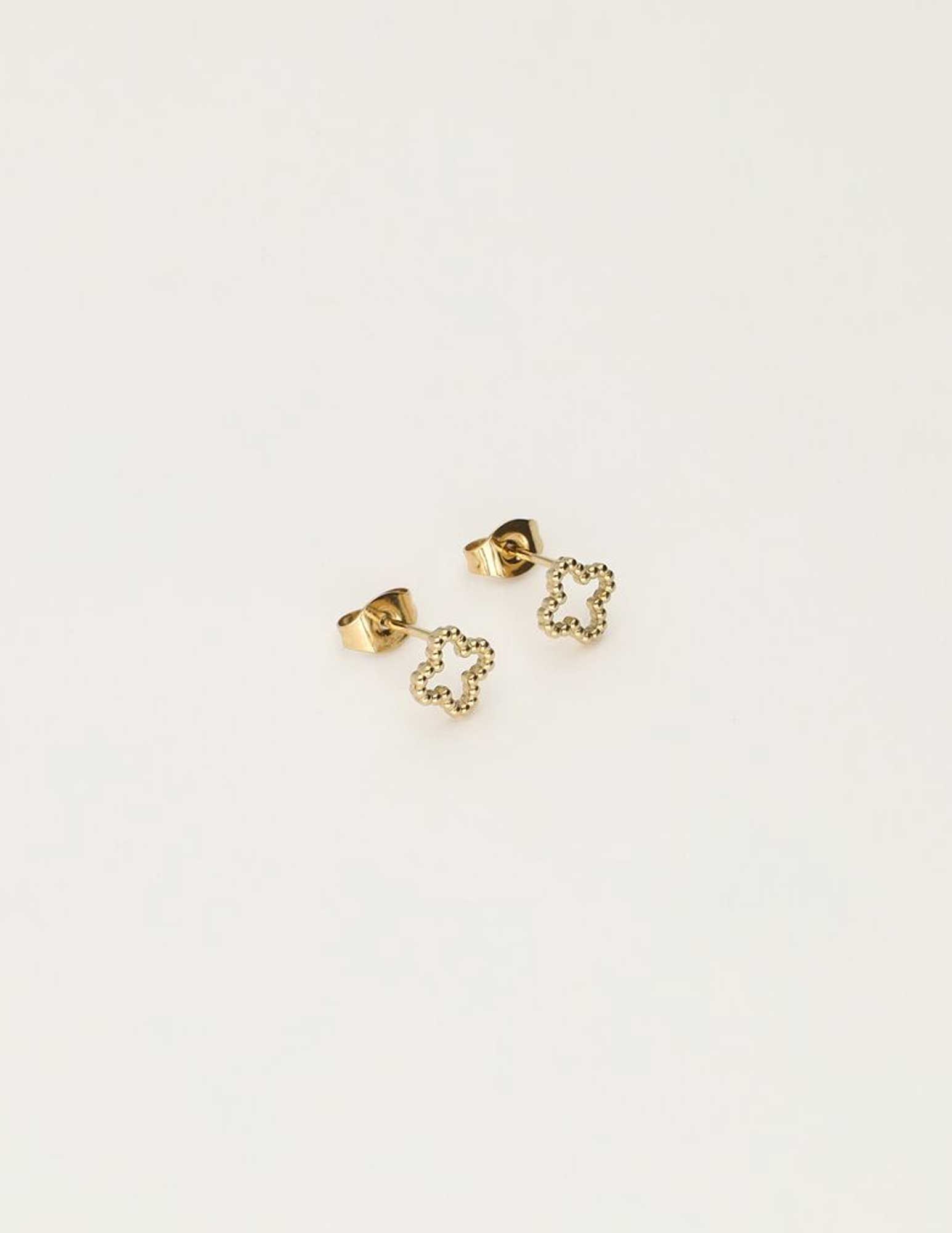 My Jewellery Stud klaver MJ10320 Goud