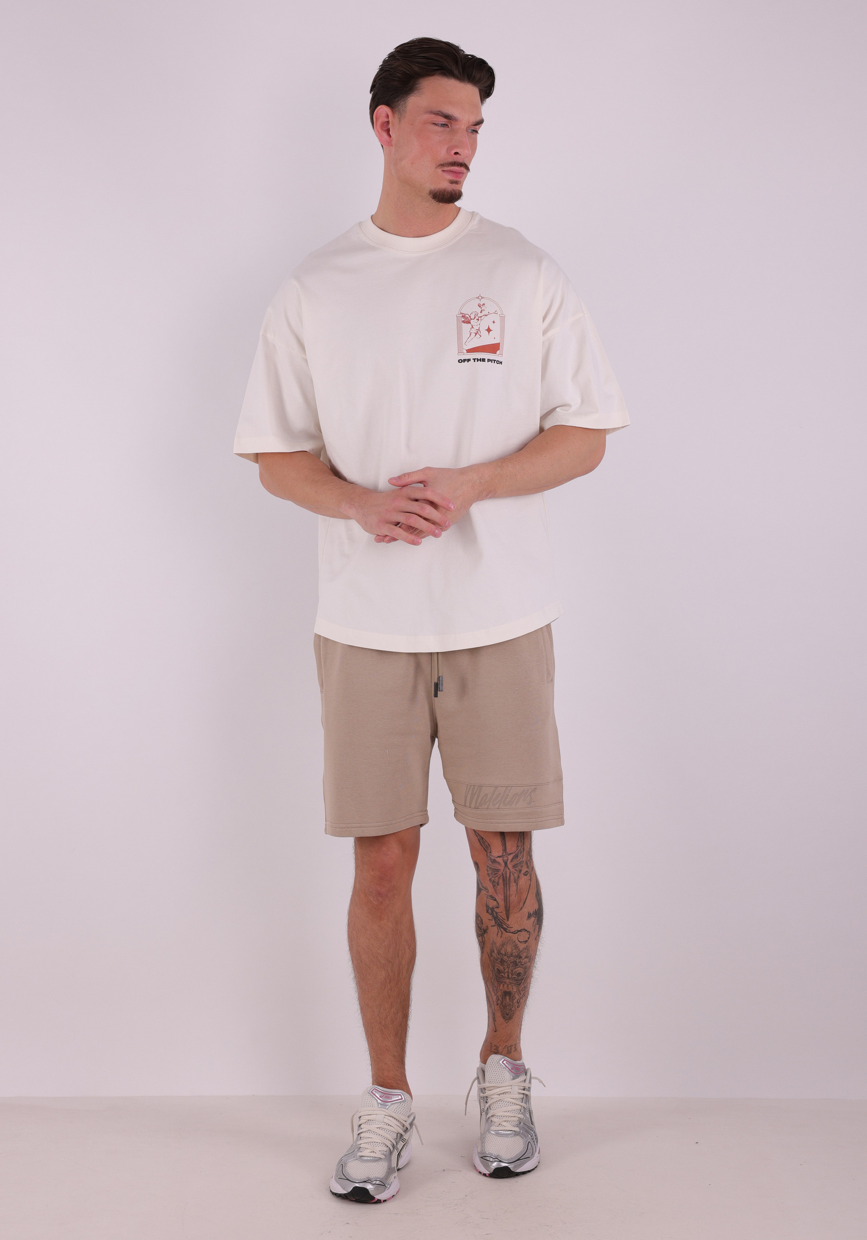 Off The Pitch T-shirt Passage OTP261047 Ecru