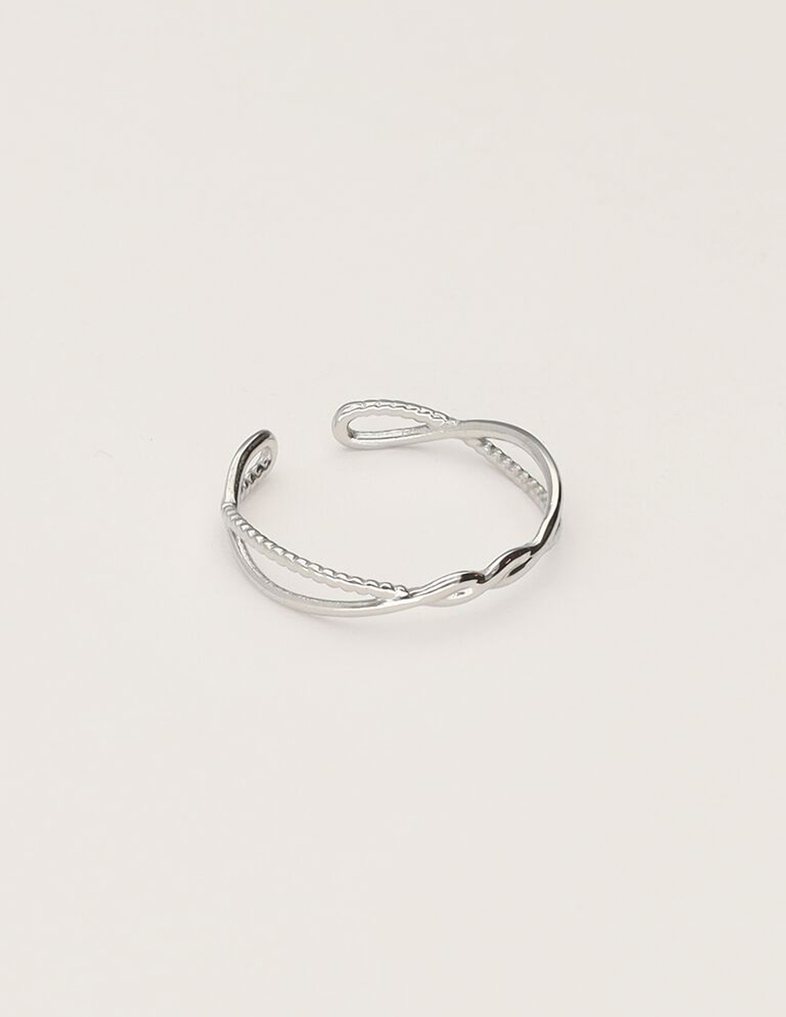 My Jewellery Vintage ring twisted MJ11243 Zilver
